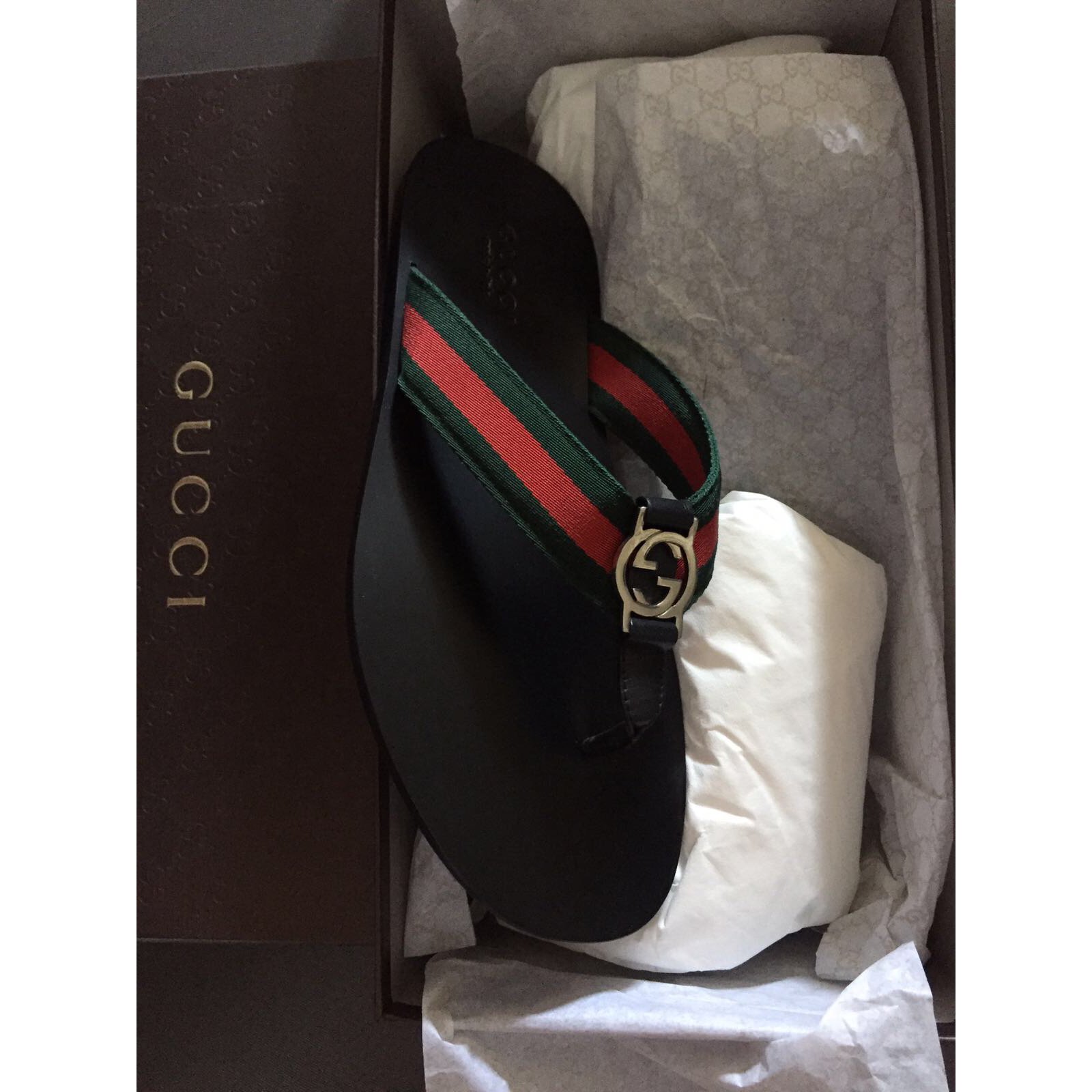 Gucci Men Sandals Black Leather ref.49794 - Joli Closet