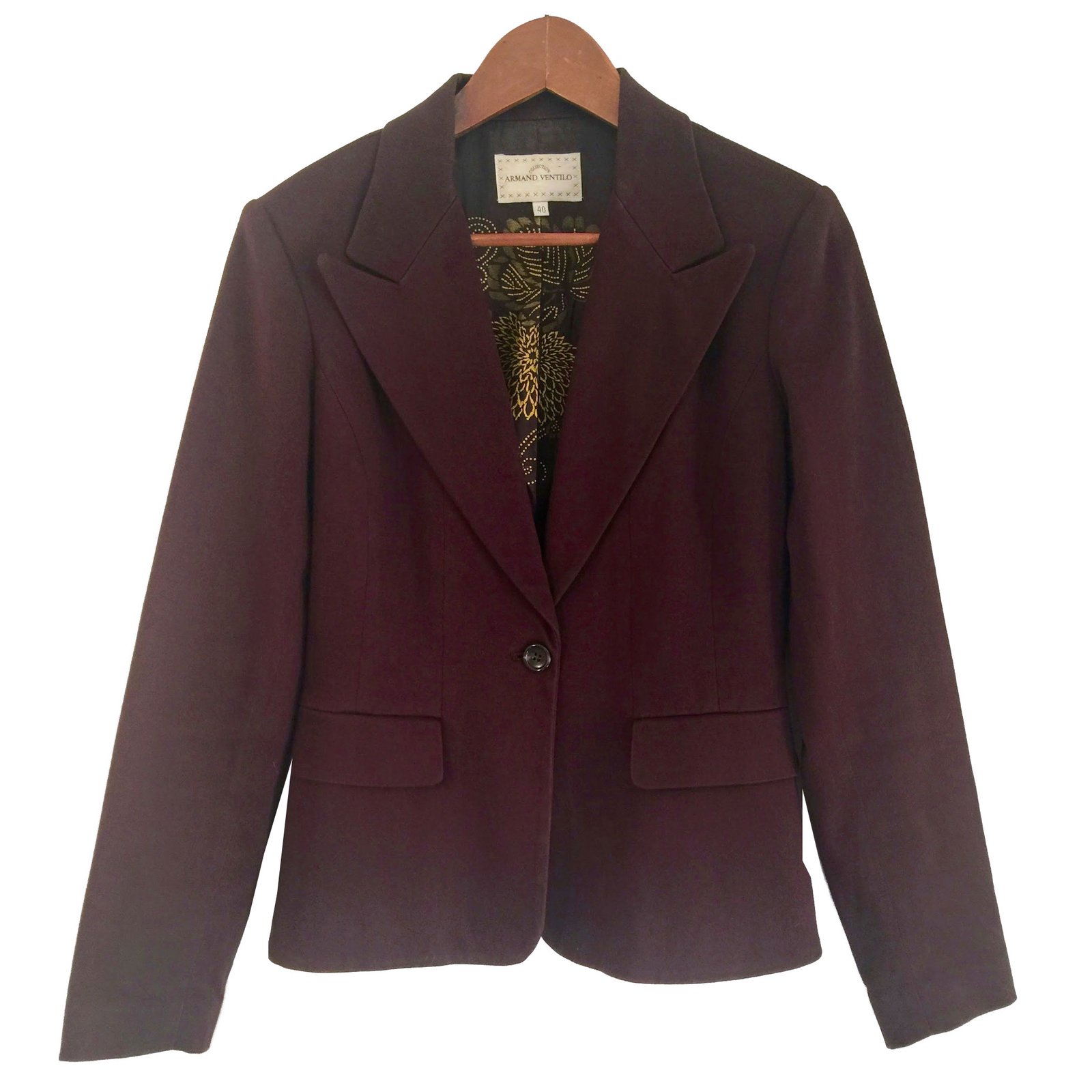 Armand Ventilo Jacket Dark red Cotton ref.49848 - Joli Closet