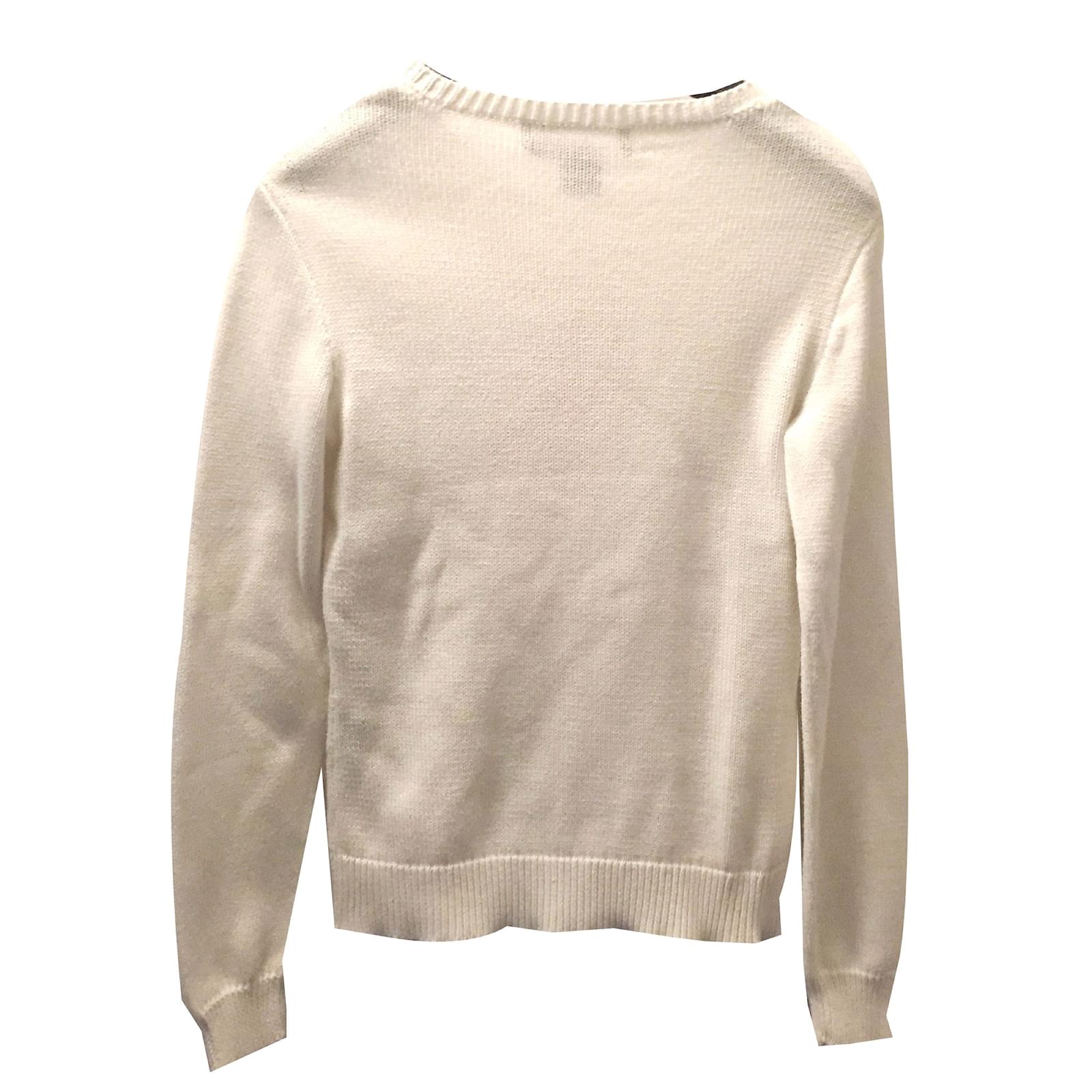 Ralph Lauren Black Label sweater White Cotton ref.49894