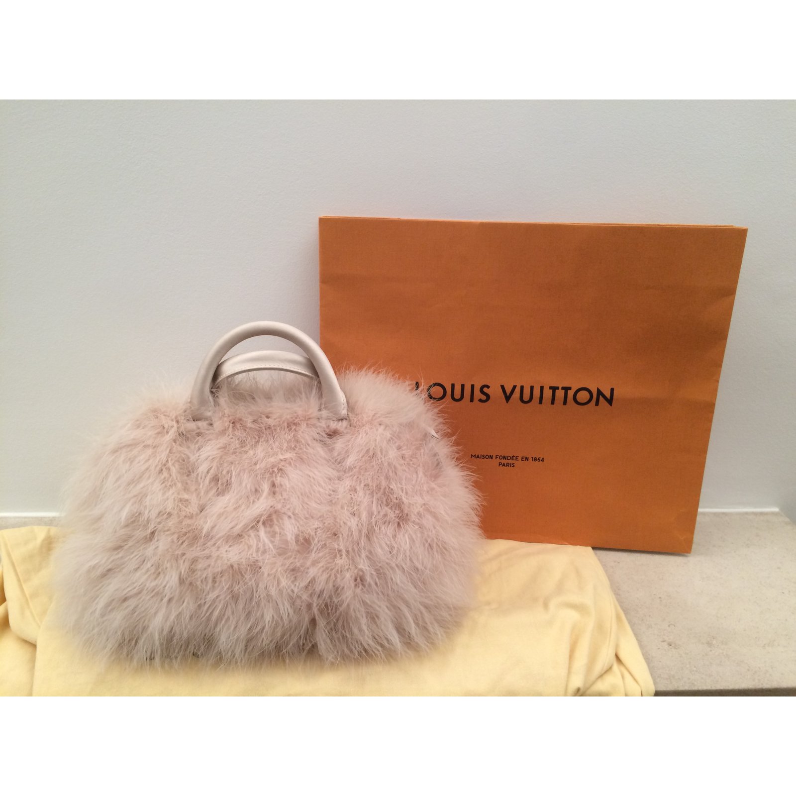 Louis Vuitton Speedy Ostrich Feather (Without Accessories) 30