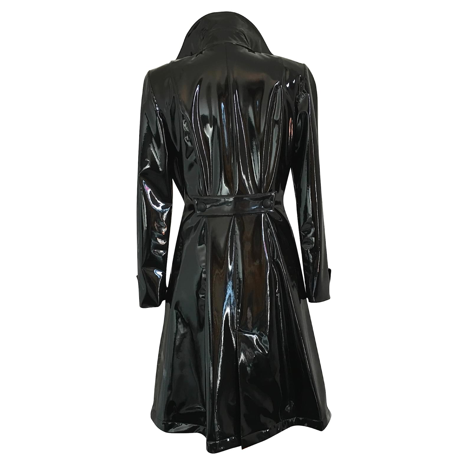 mugler trench coat