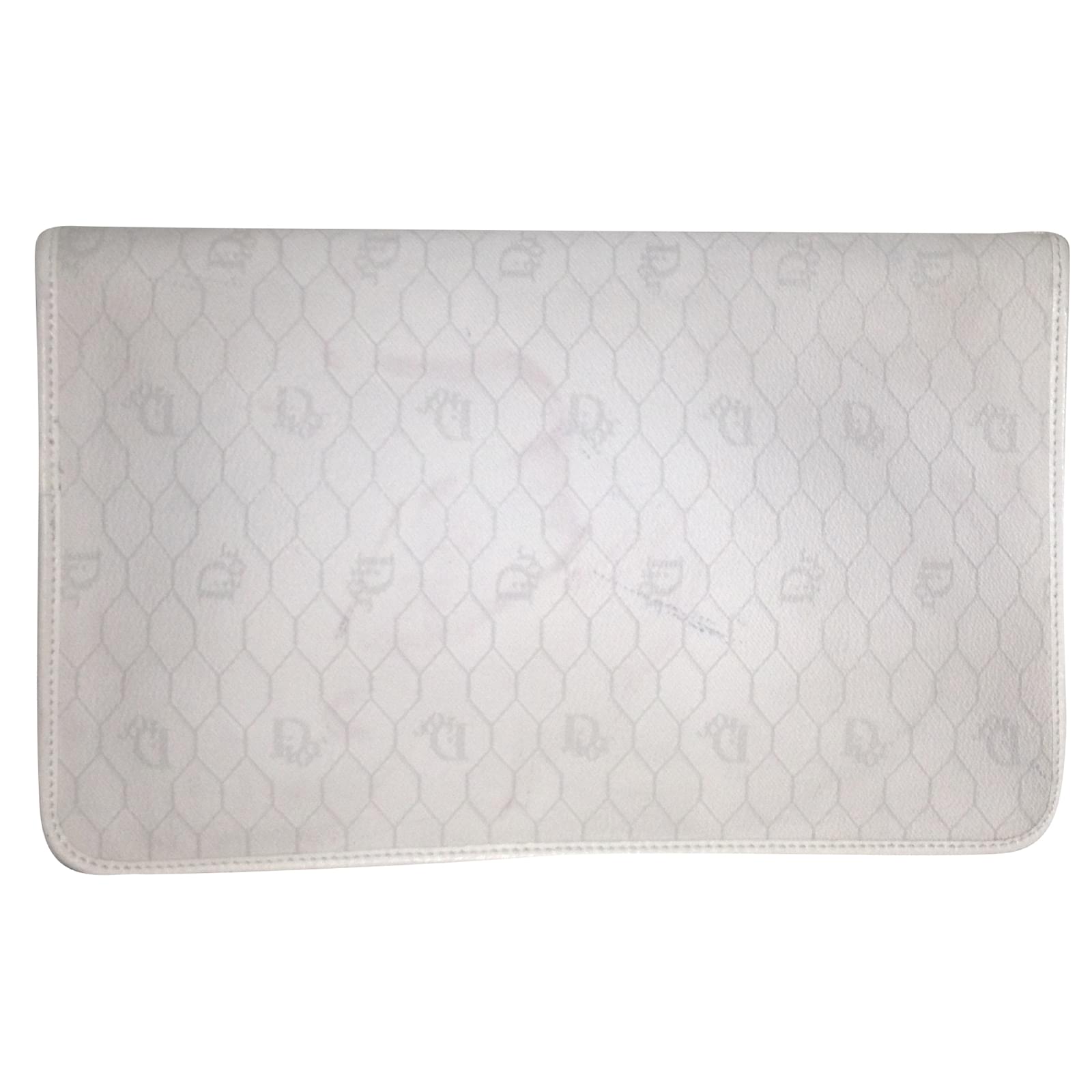Dior Clutch bag White Cloth ref.50947 Joli Closet