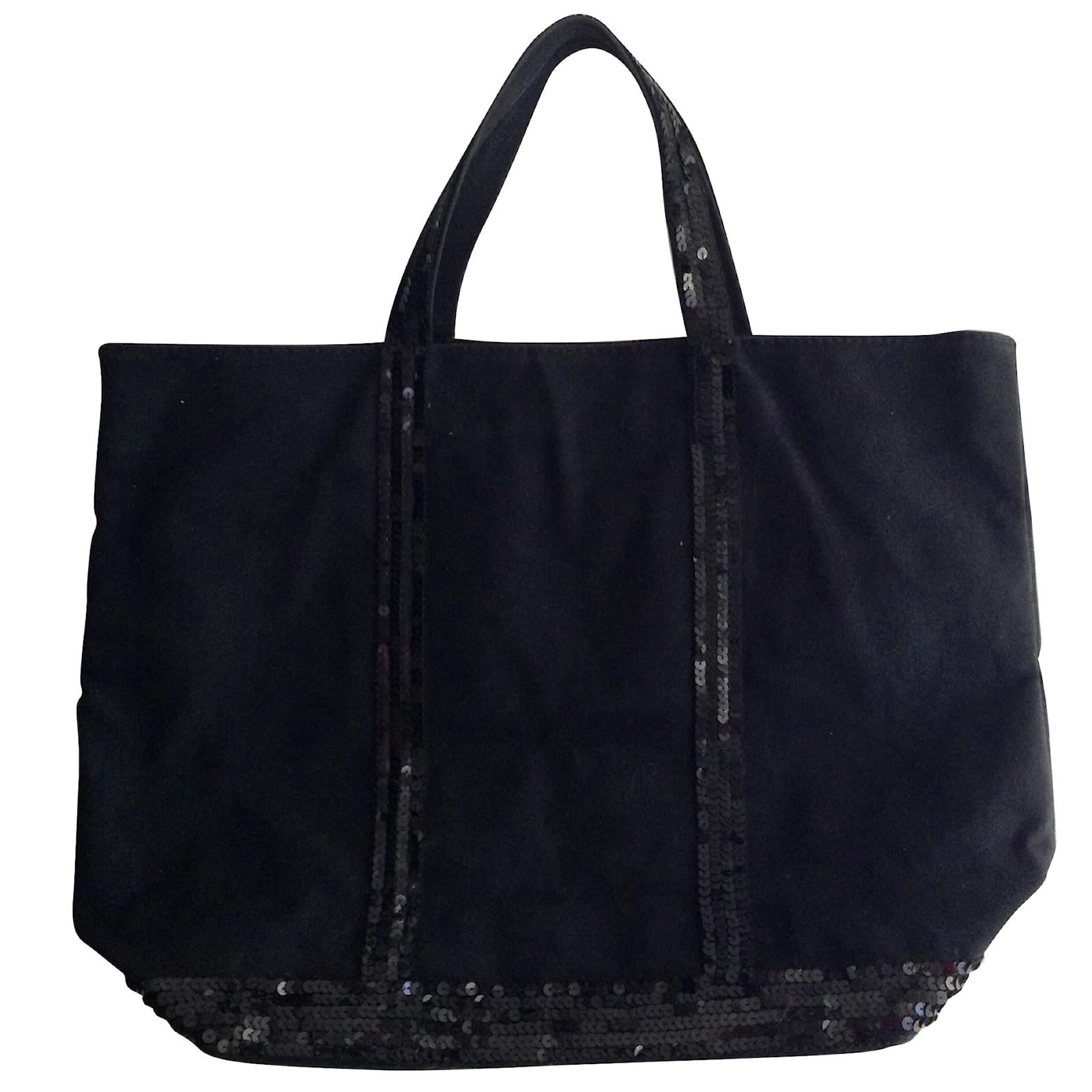 Sacs à main Vanessa Bruno Sacs à main Coton Noir ref.51139 Joli Closet