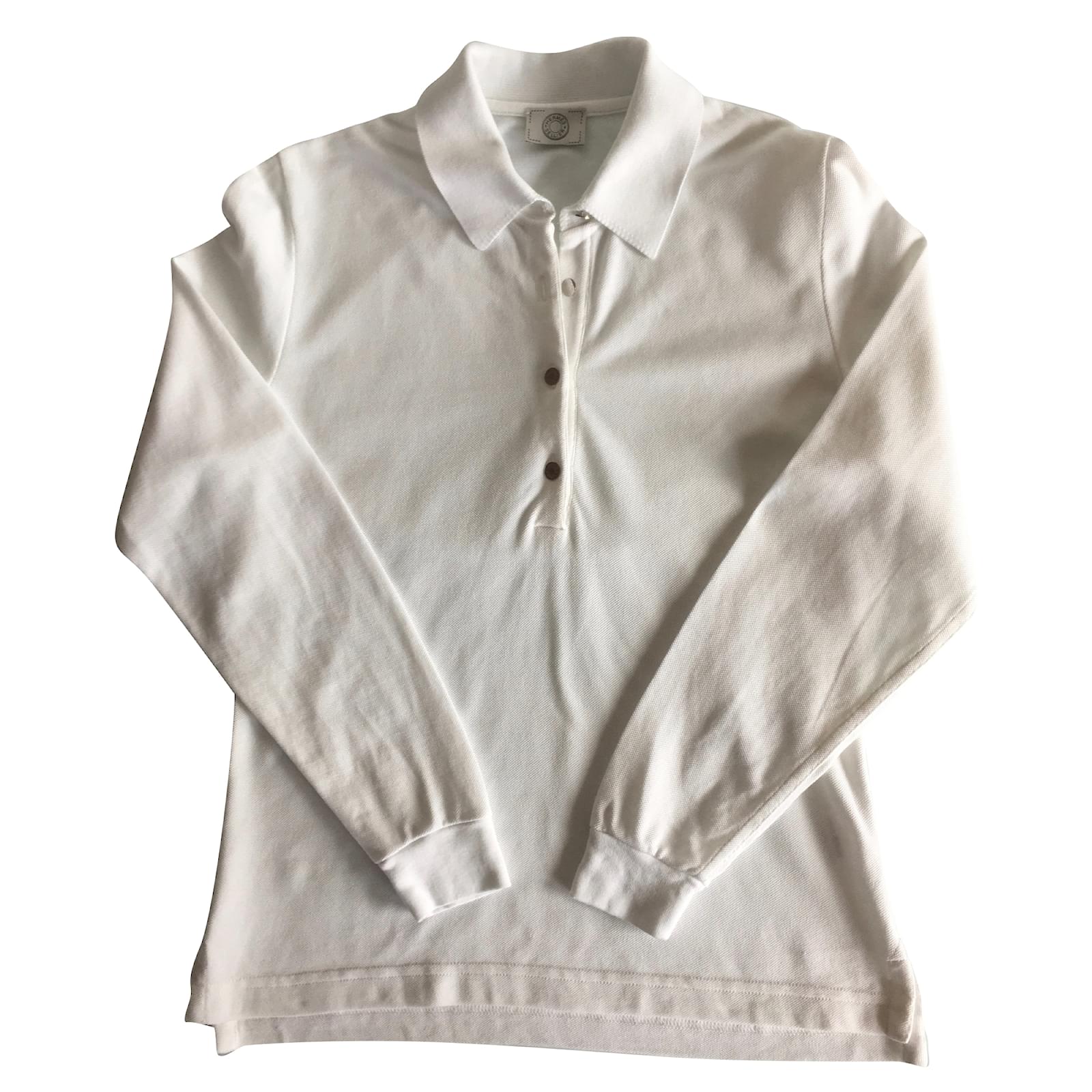 HermÃ¨s Polo Hermes White Cotton ref.51277 - Joli Closet