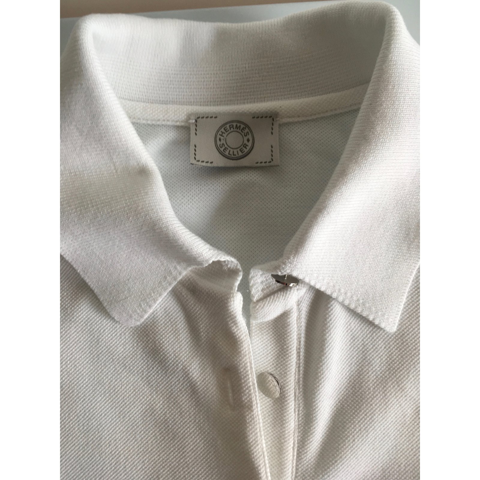 Hermès Polo Hermes White Cotton ref.51277 - Joli Closet