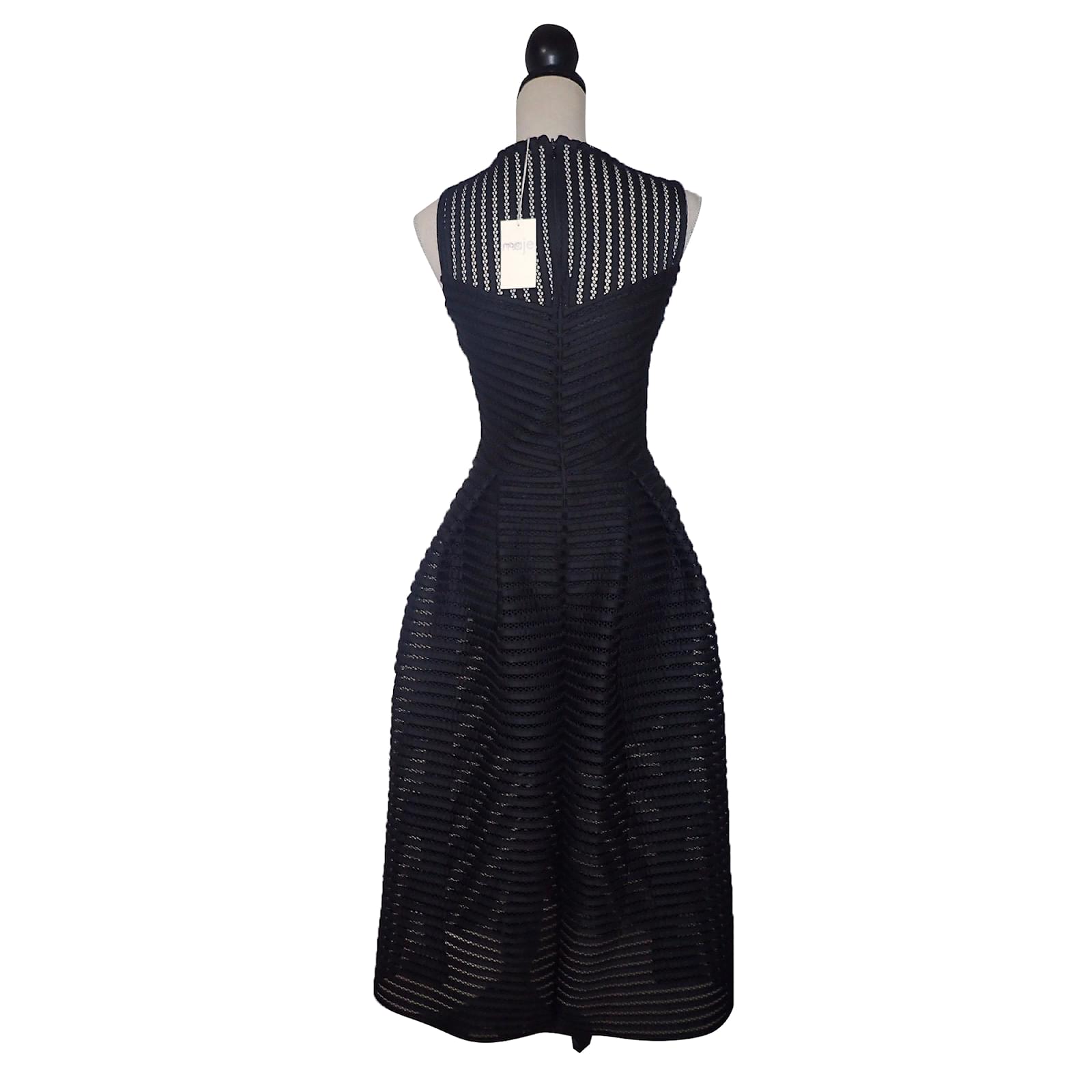 robe rayure maje