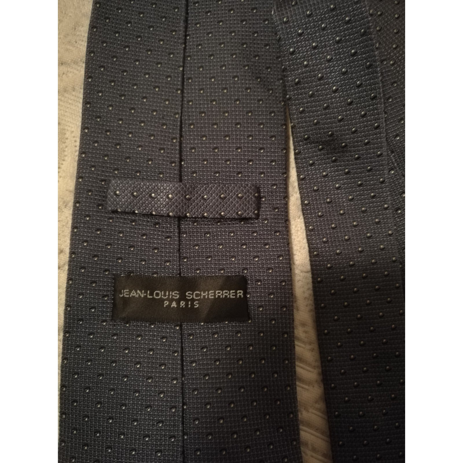 Jean Louis Scherrer Tie Grey Silk ref.51764 - Joli Closet