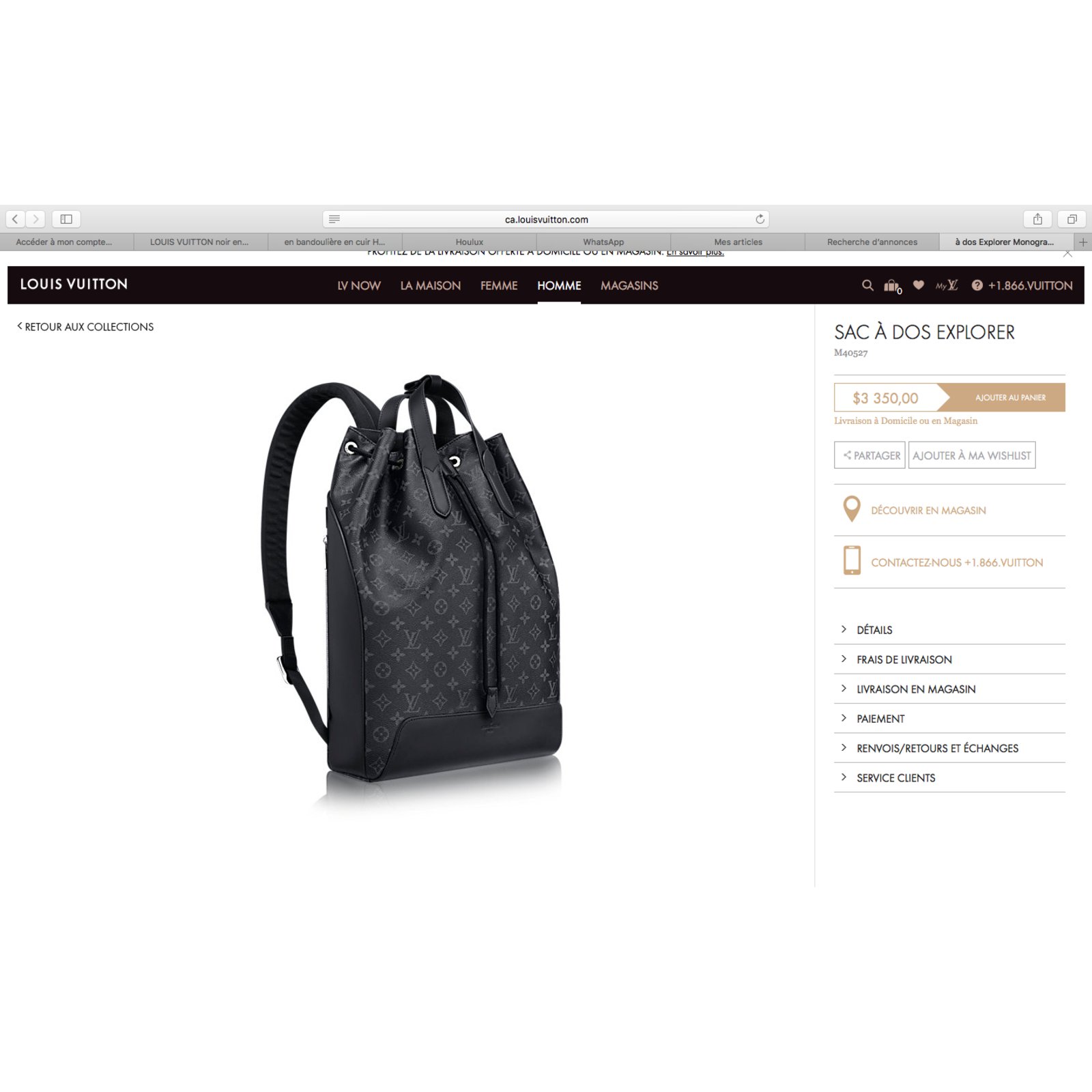 Louis Vuitton Bags Briefcases Black Blue Grey Leather Cloth ref.51810 -  Joli Closet