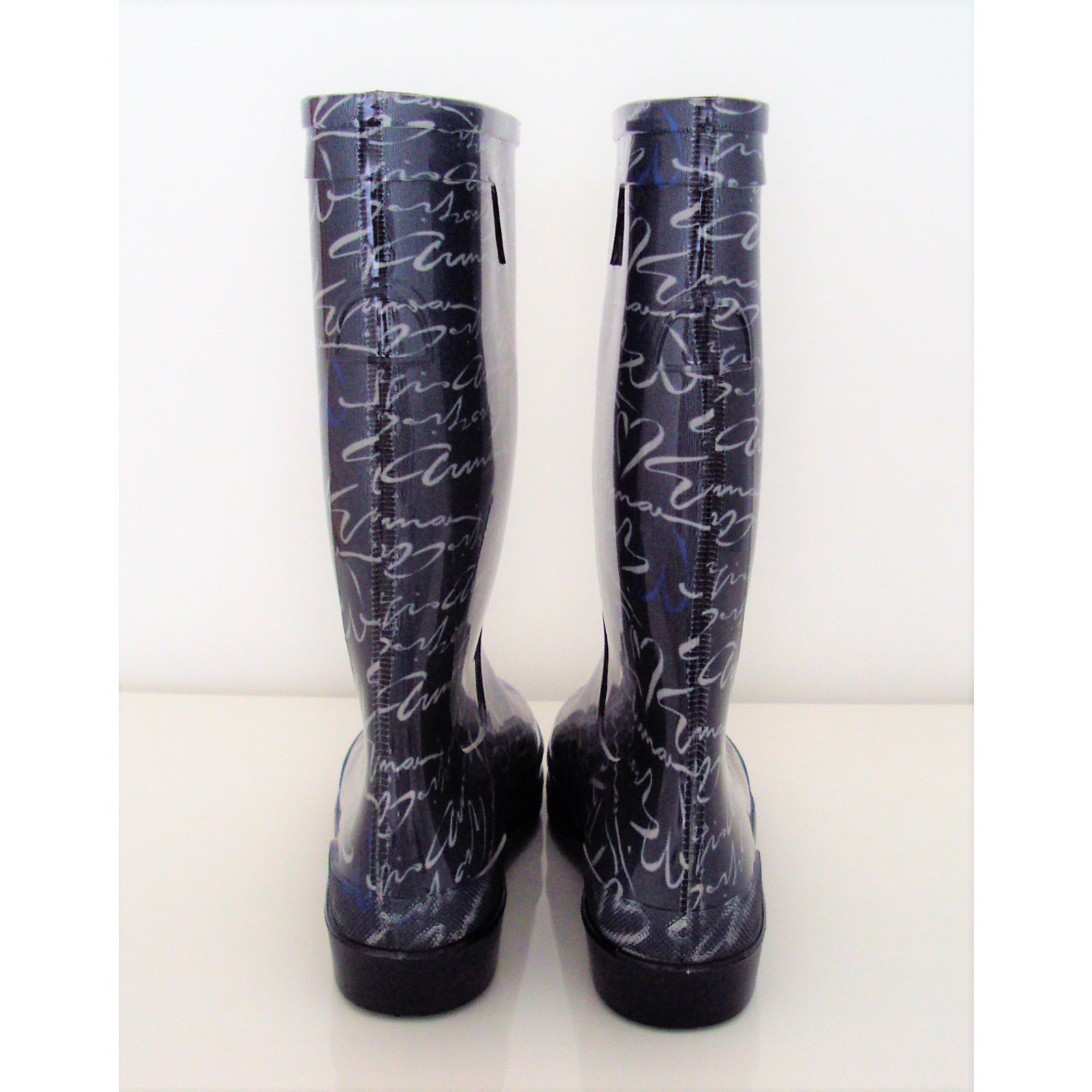 armani rubber boots