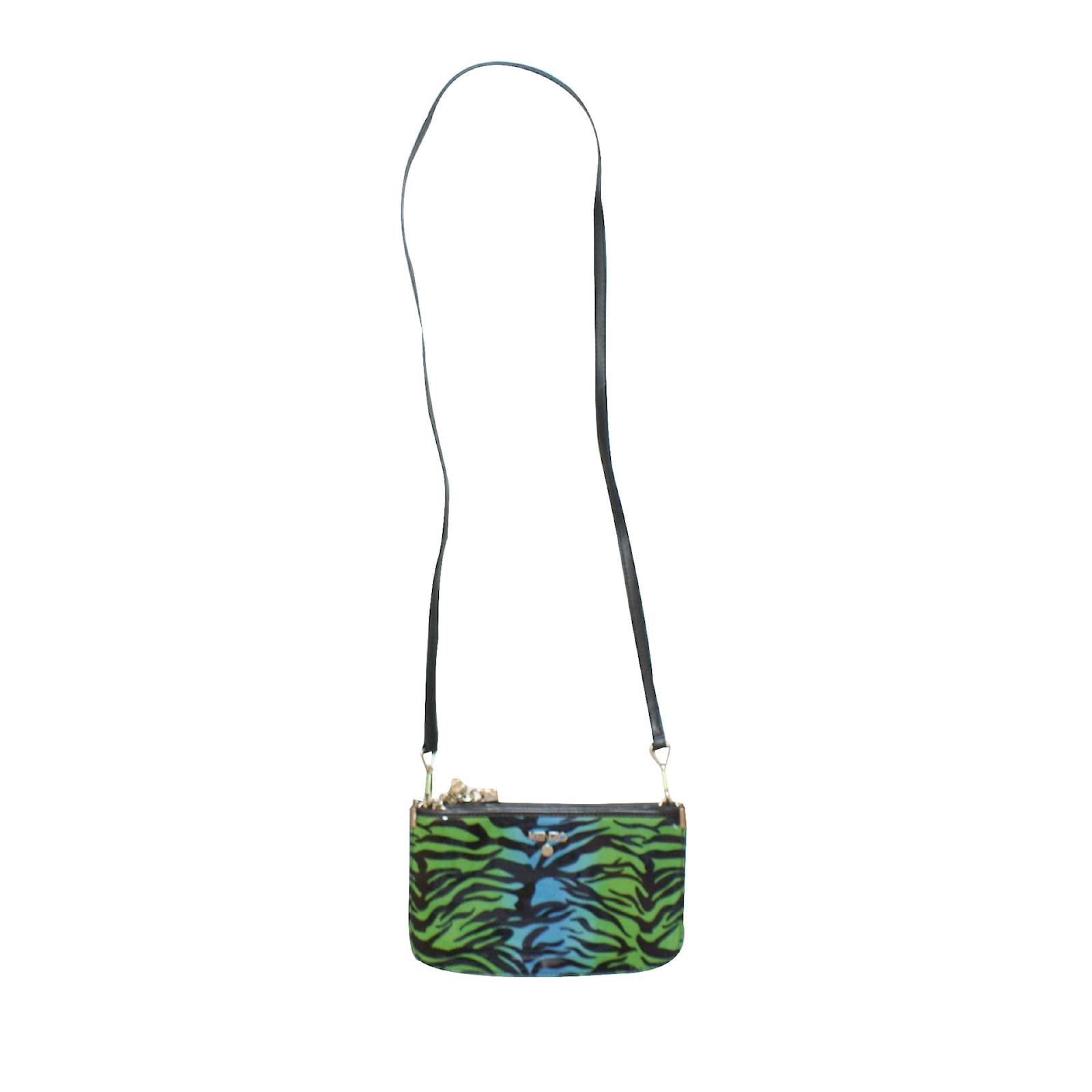 Kenzo Bag In Leopard Printed Water Snake Multiple Colors Exotic Leather 