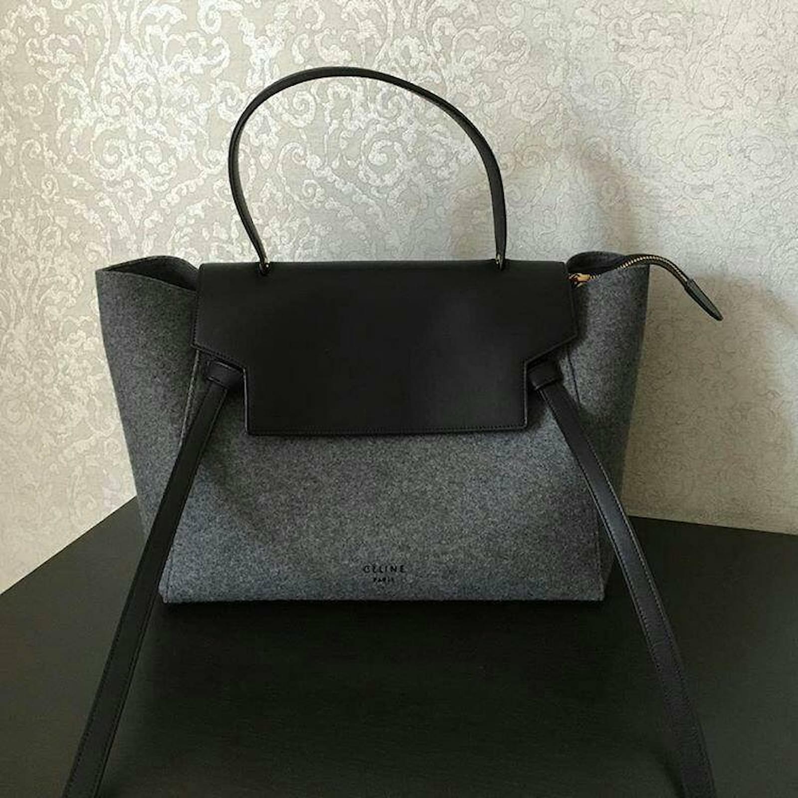 celine felt bag