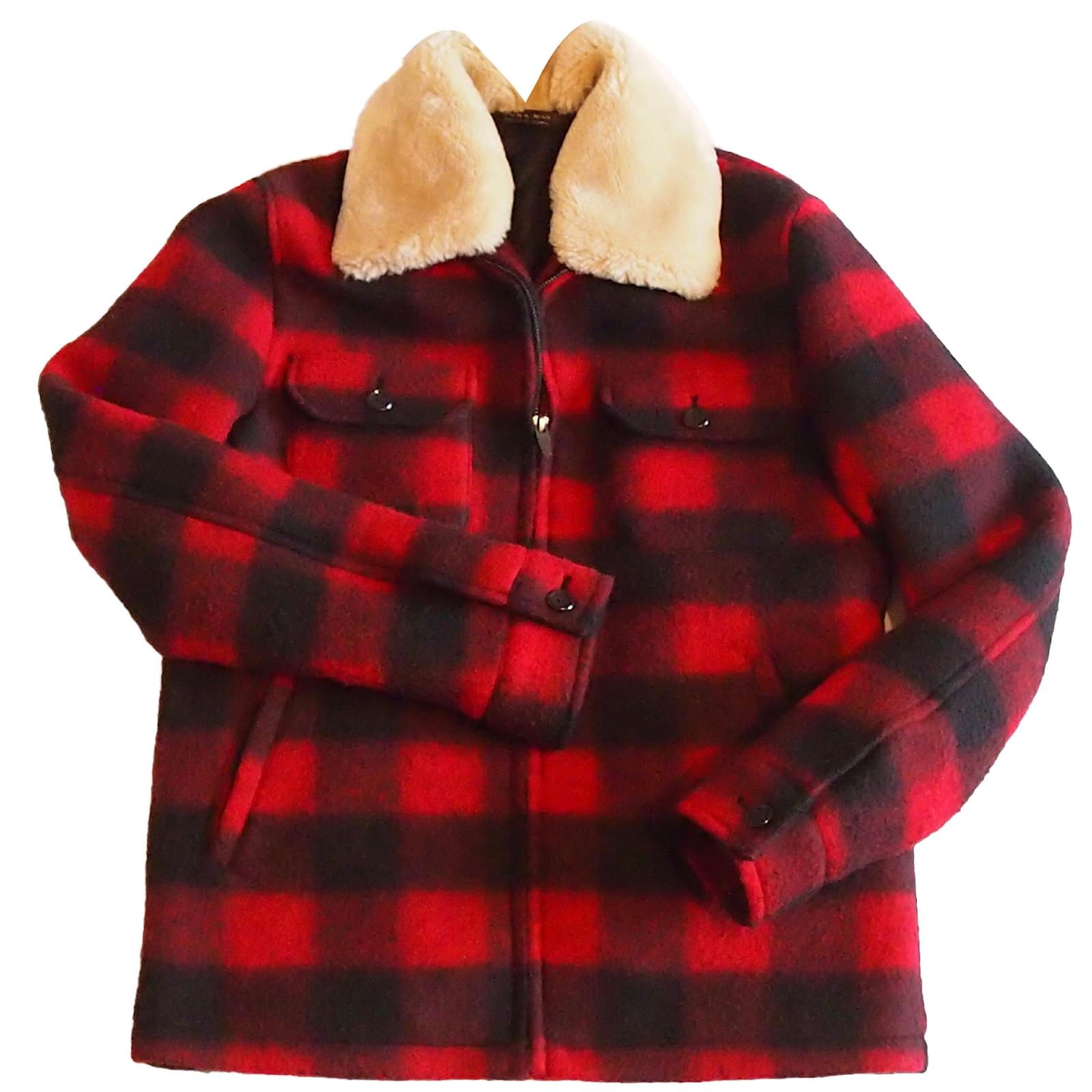 Manteaux homme Zara Veste Sherpa doublée Autre Multicolore ...