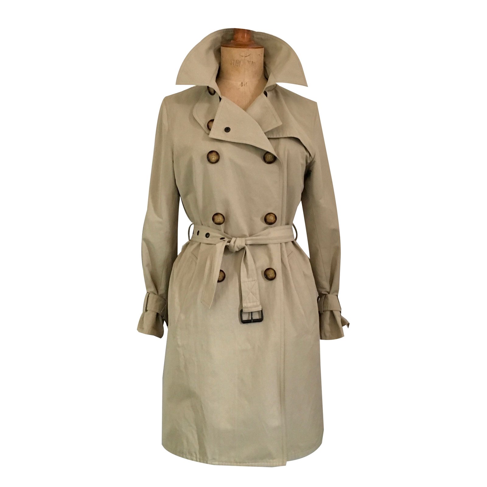 Ramosport Trench coats Beige Cotton ref.53390 - Joli Closet