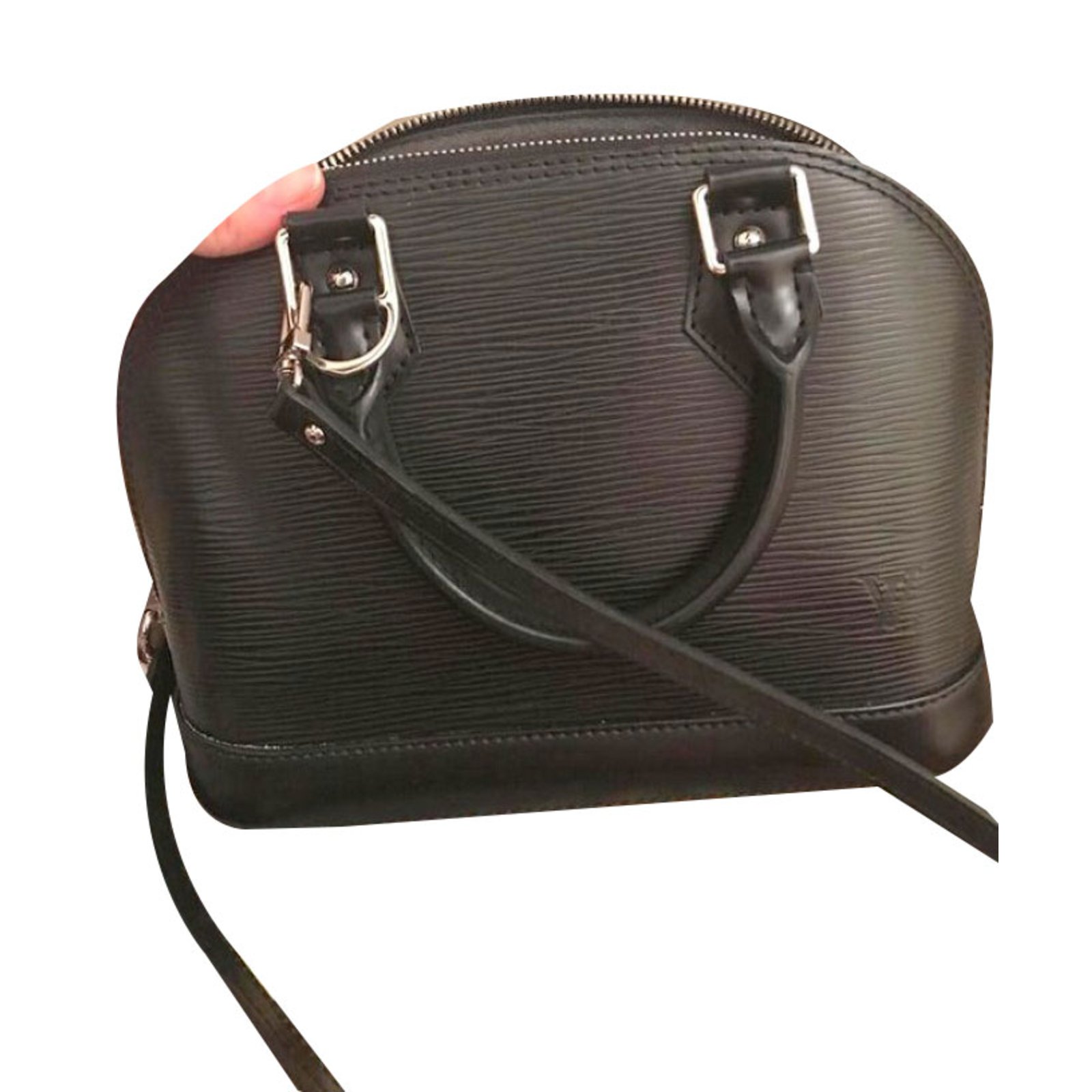 Louis Vuitton heart wallet Black Lambskin ref.277463 - Joli Closet