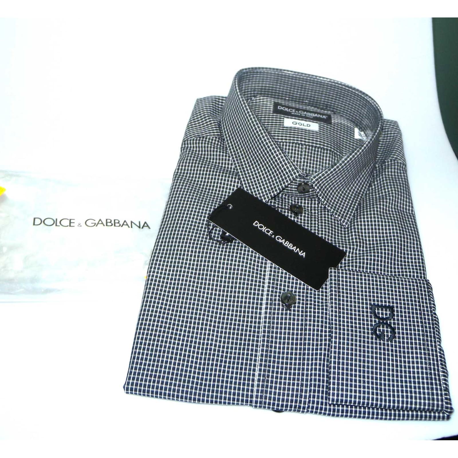 Dolce \u0026 Gabbana Shirts Black White 