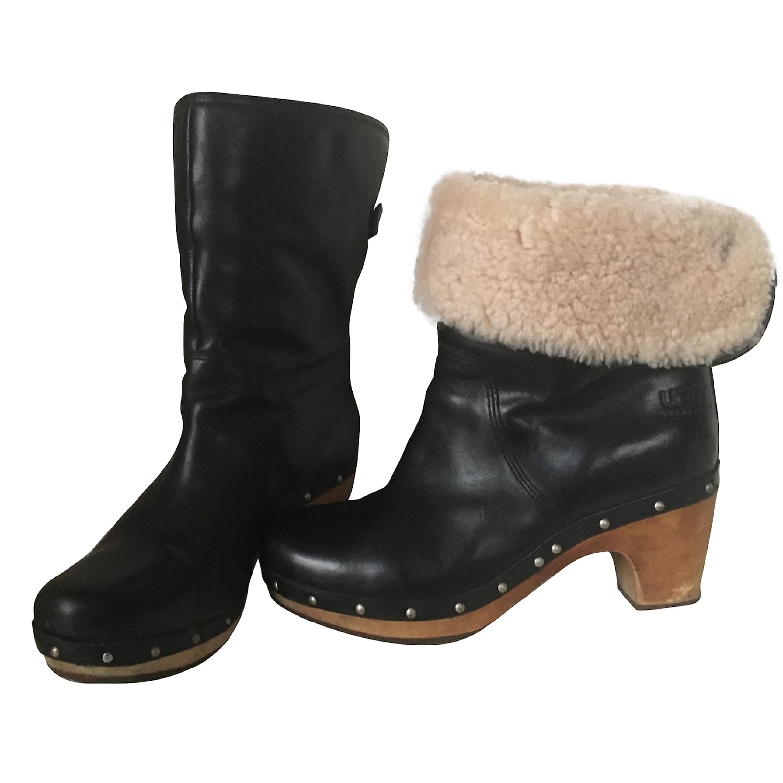 bottes ugg cuir