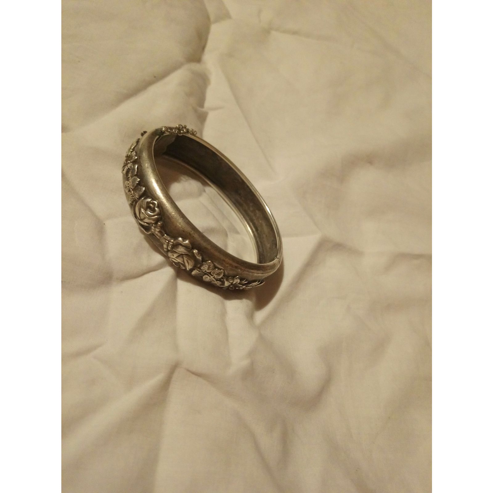 Bracelet Vintage Argent Massif 925 - 12 Joncs Entrelacés - Style Bohème Chic