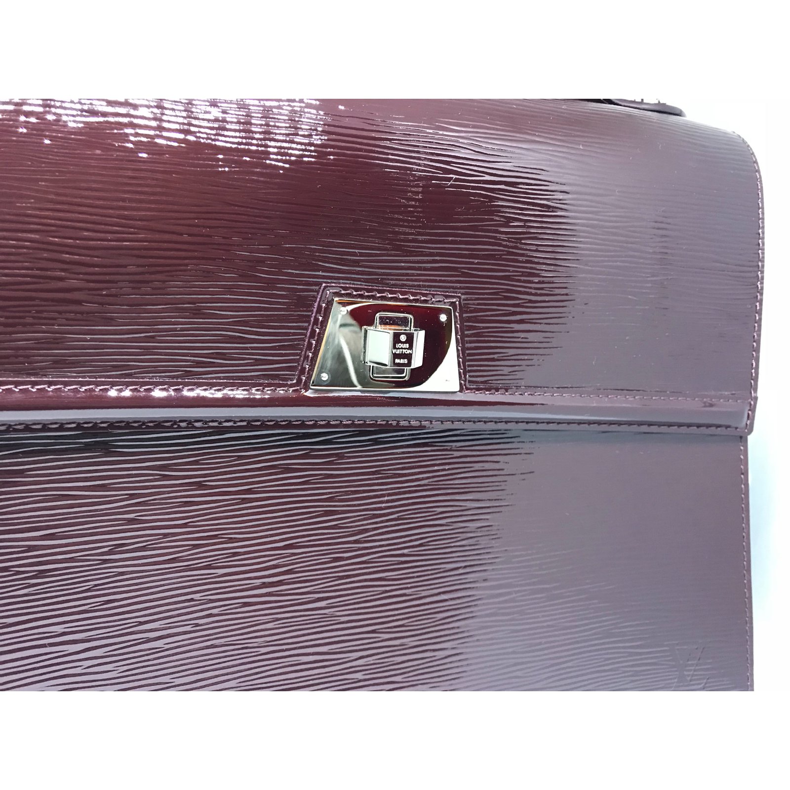 Louis Vuitton Sevigne Prune Leather ref.54940 - Joli Closet