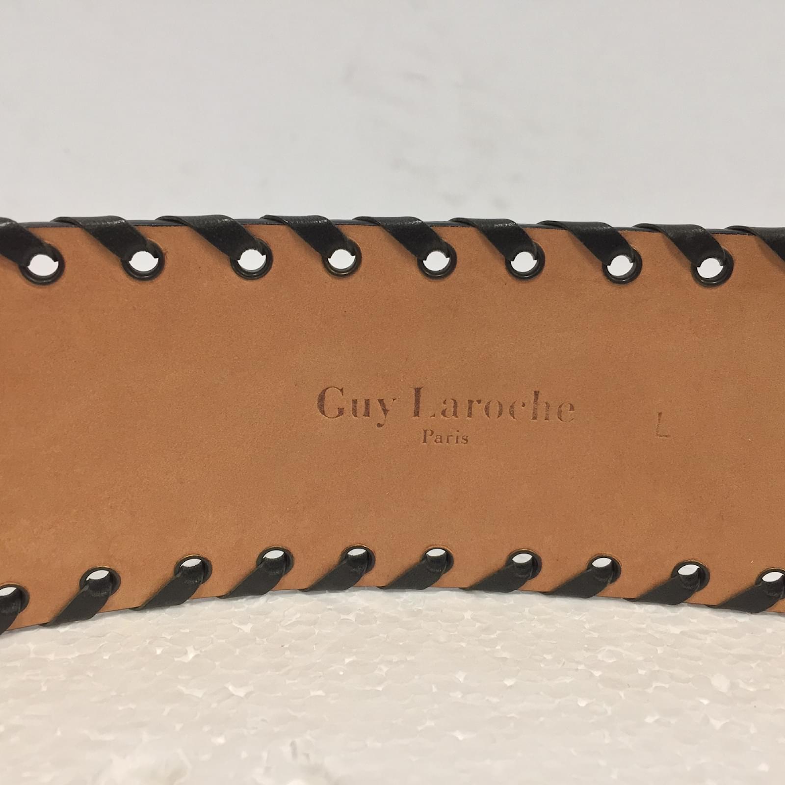 Guy Laroche Belts Green Leather ref.55224 Joli Closet