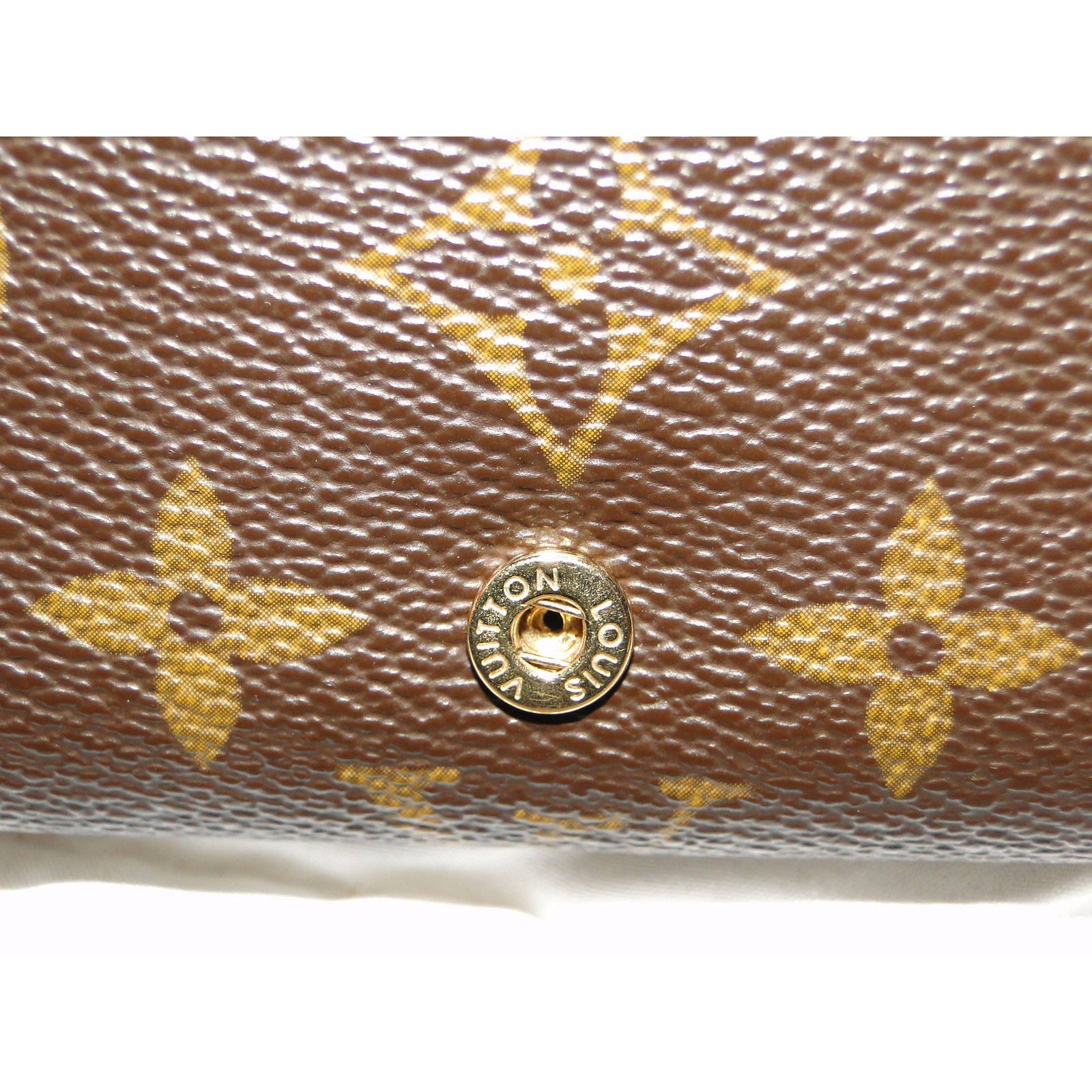 Louis Vuitton Wallets Small accessories Brown Caramel Leather Cloth  ref.55236 - Joli Closet
