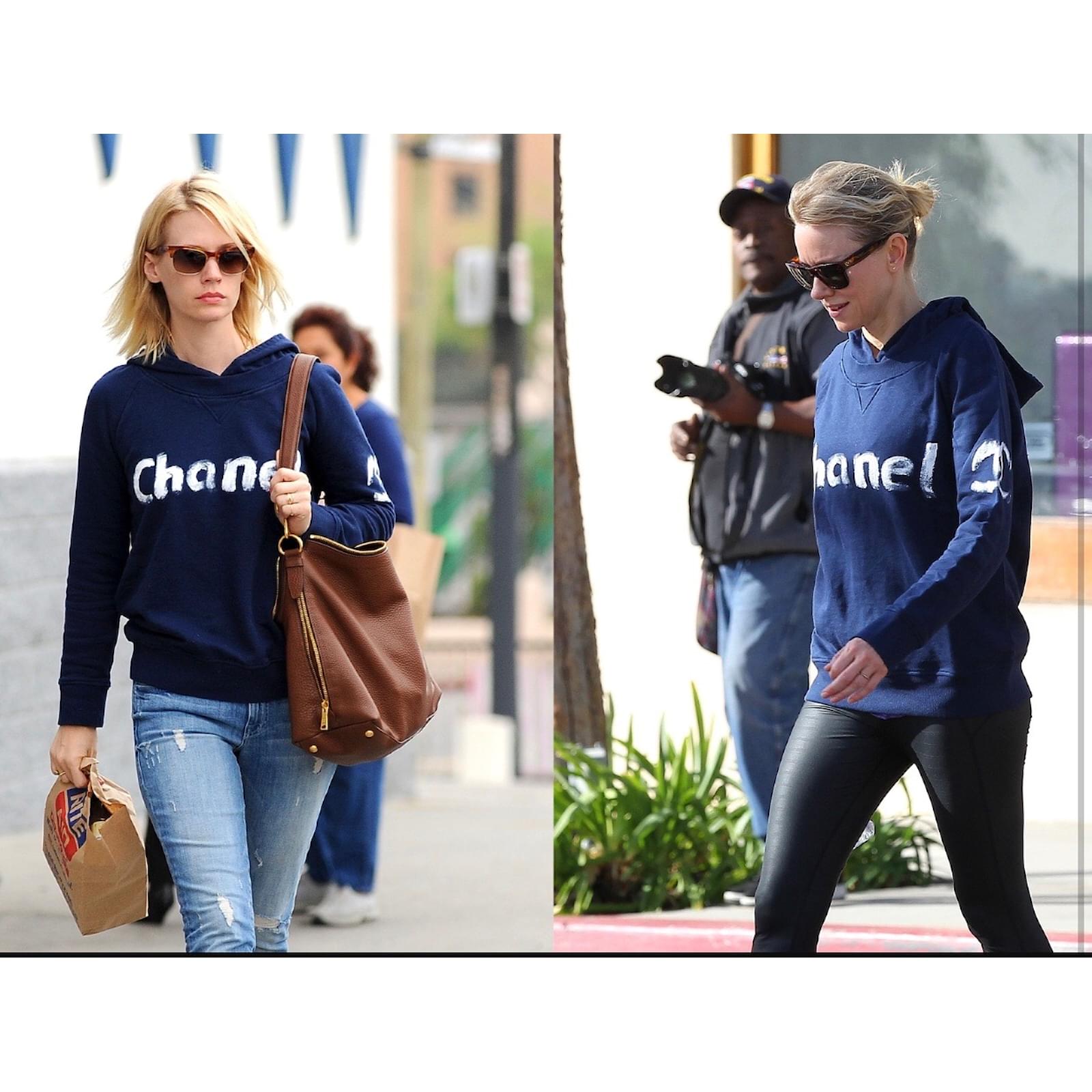 Chanel Christmas 2013 Sweat Navy blue Cotton ref.55359