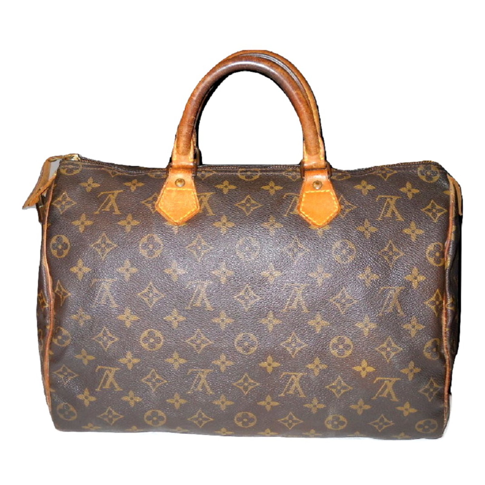 Louis Vuitton LV Speedy Crafty Beige Leather ref.364103 - Joli Closet