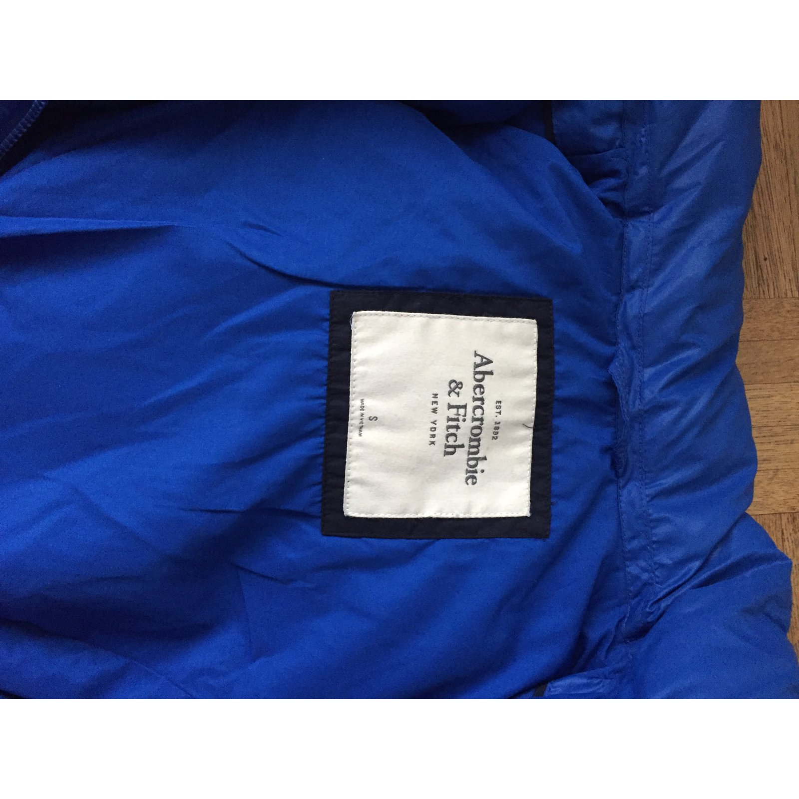 abercrombie and fitch blue jacket