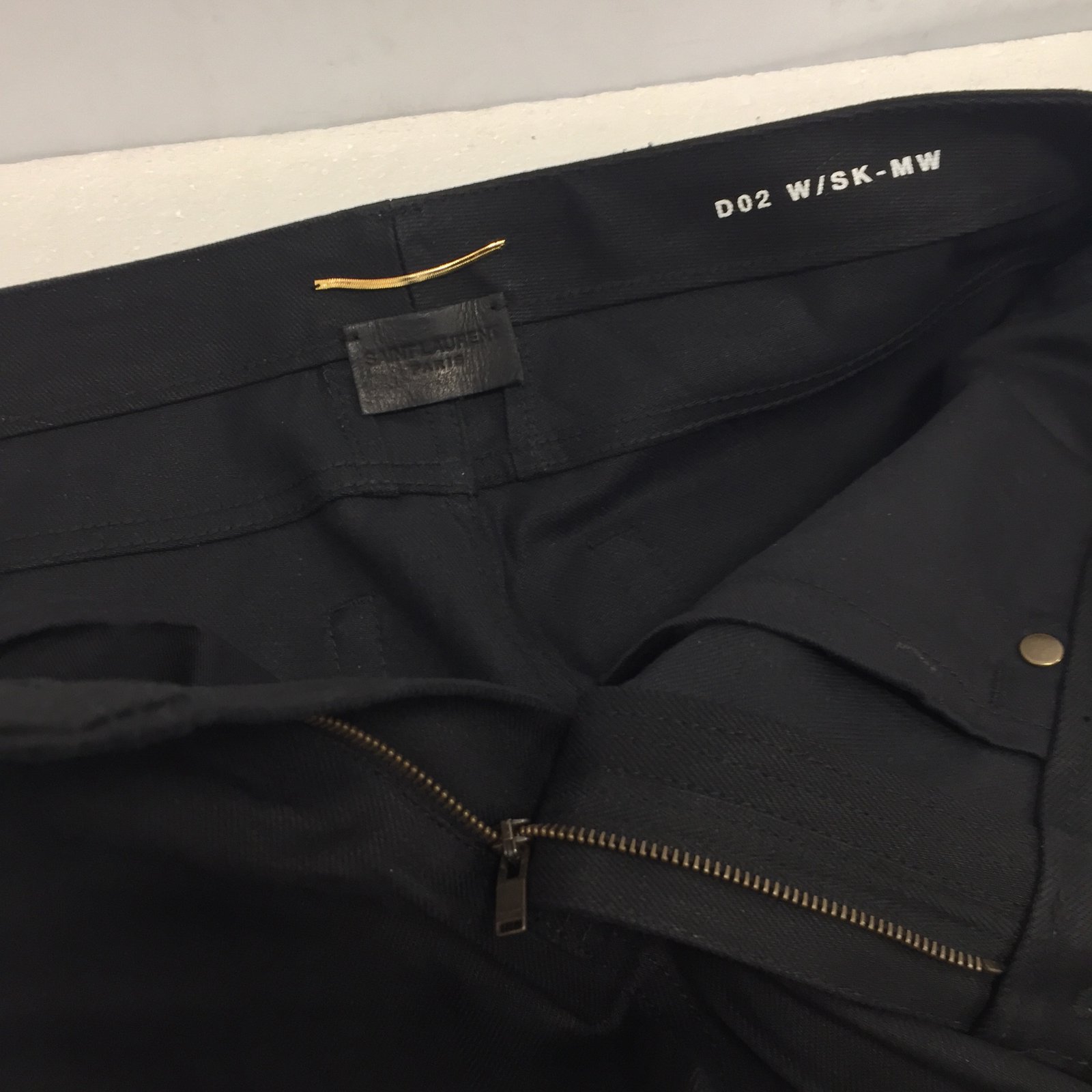 Saint Laurent Jeans Black Cotton ref.56463 - Joli Closet