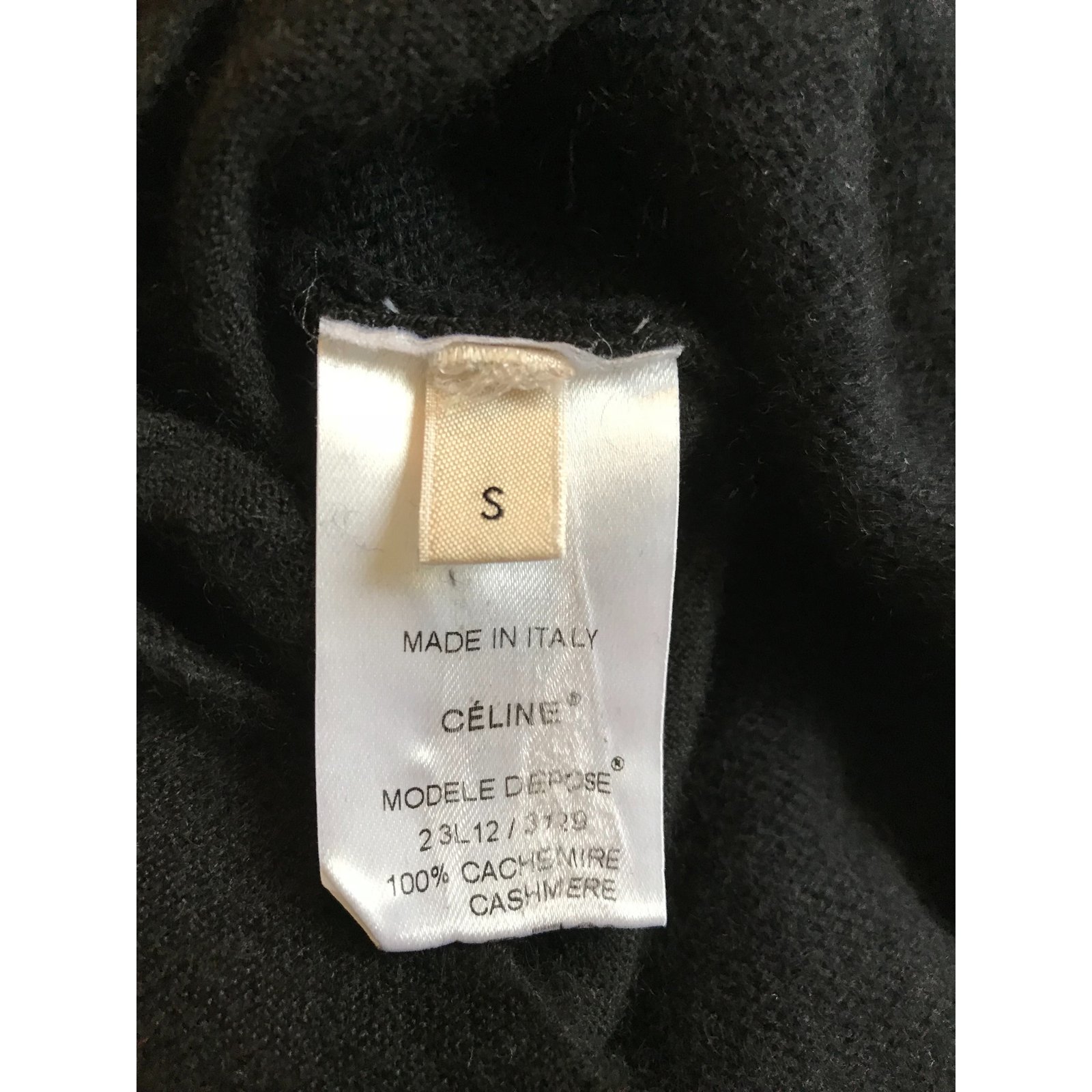 Céline Knitwear Black Cotton ref.57049 - Joli Closet