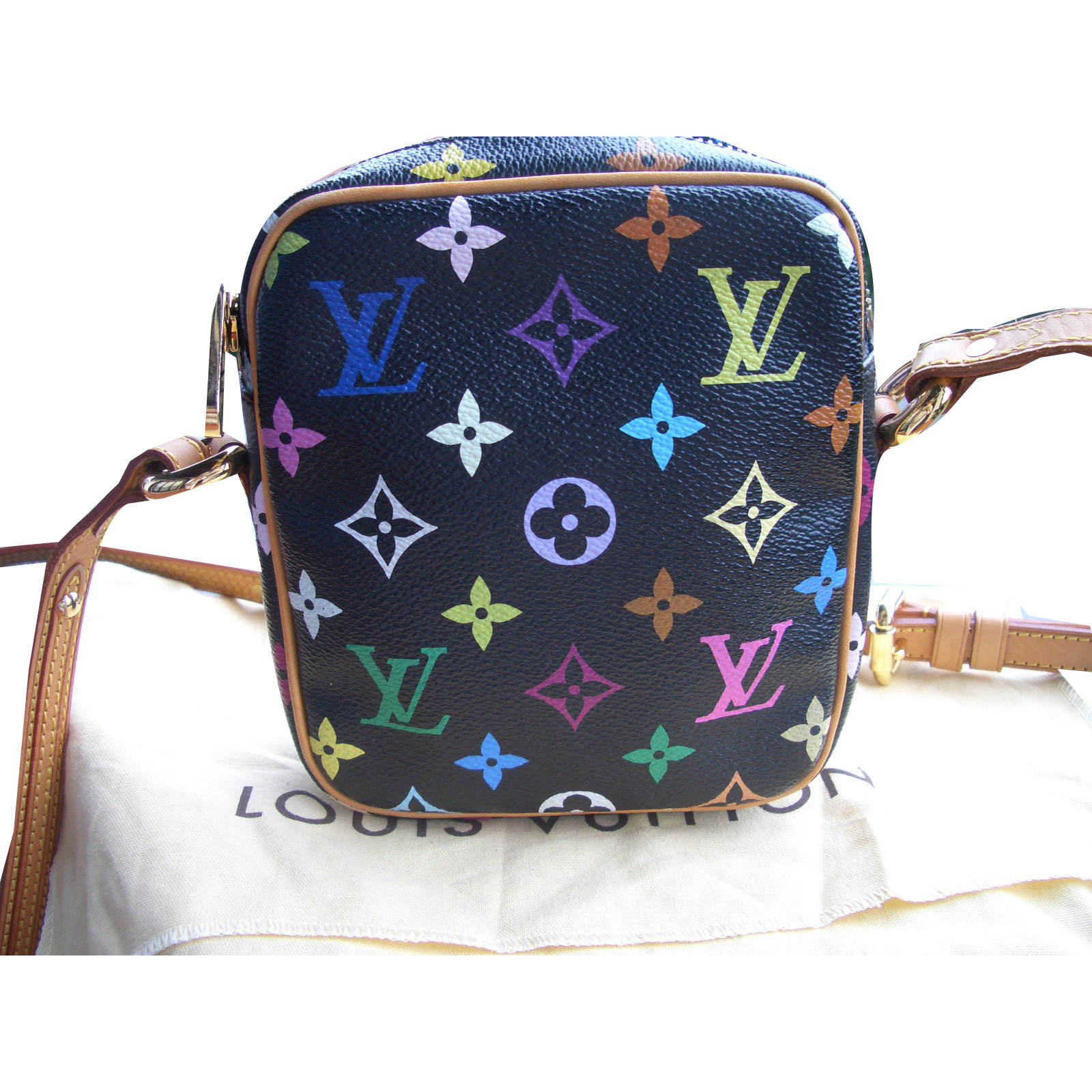Rank A ｜ LV Monogram Multi Color Rift Messenger Crossbody Bag