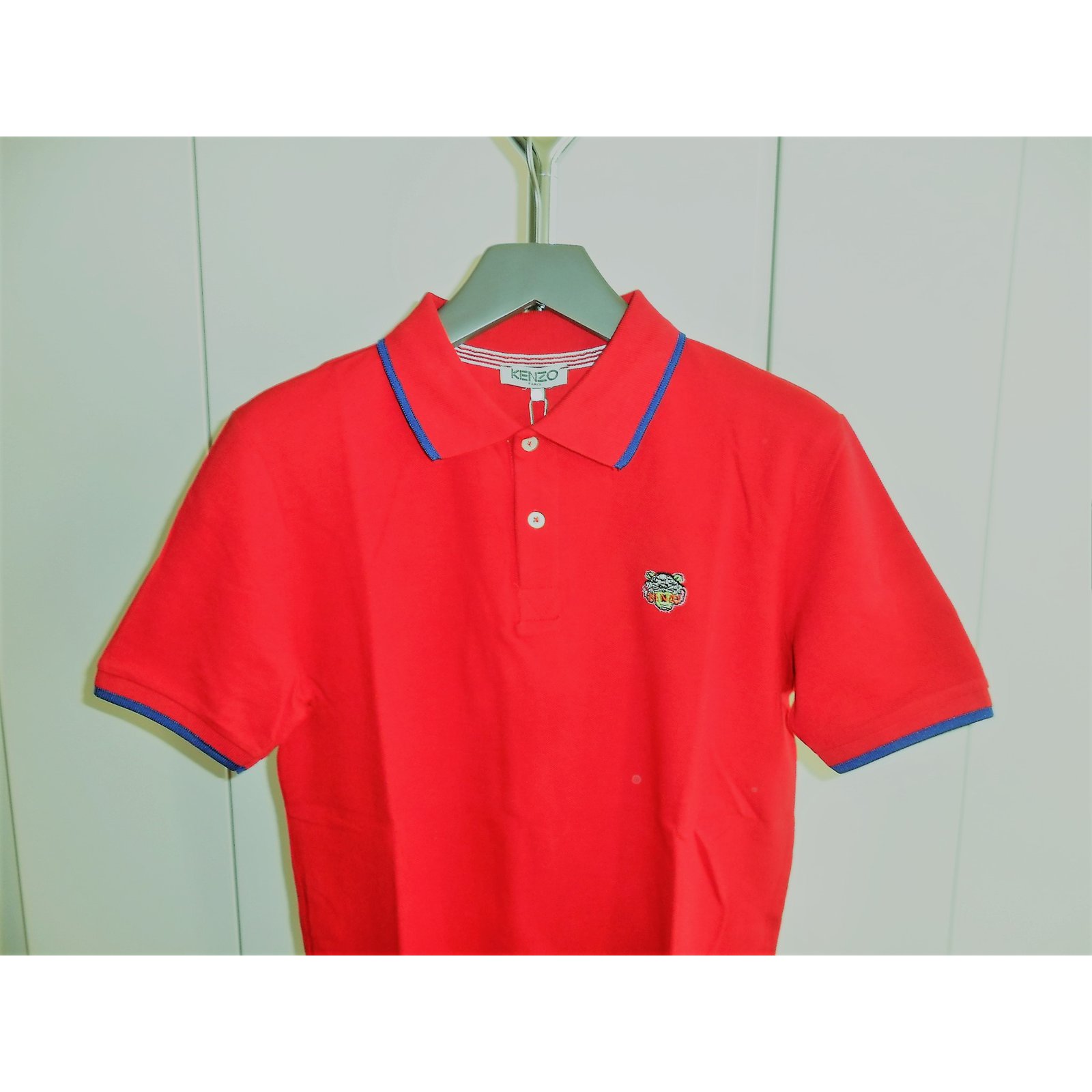 kenzo red polo