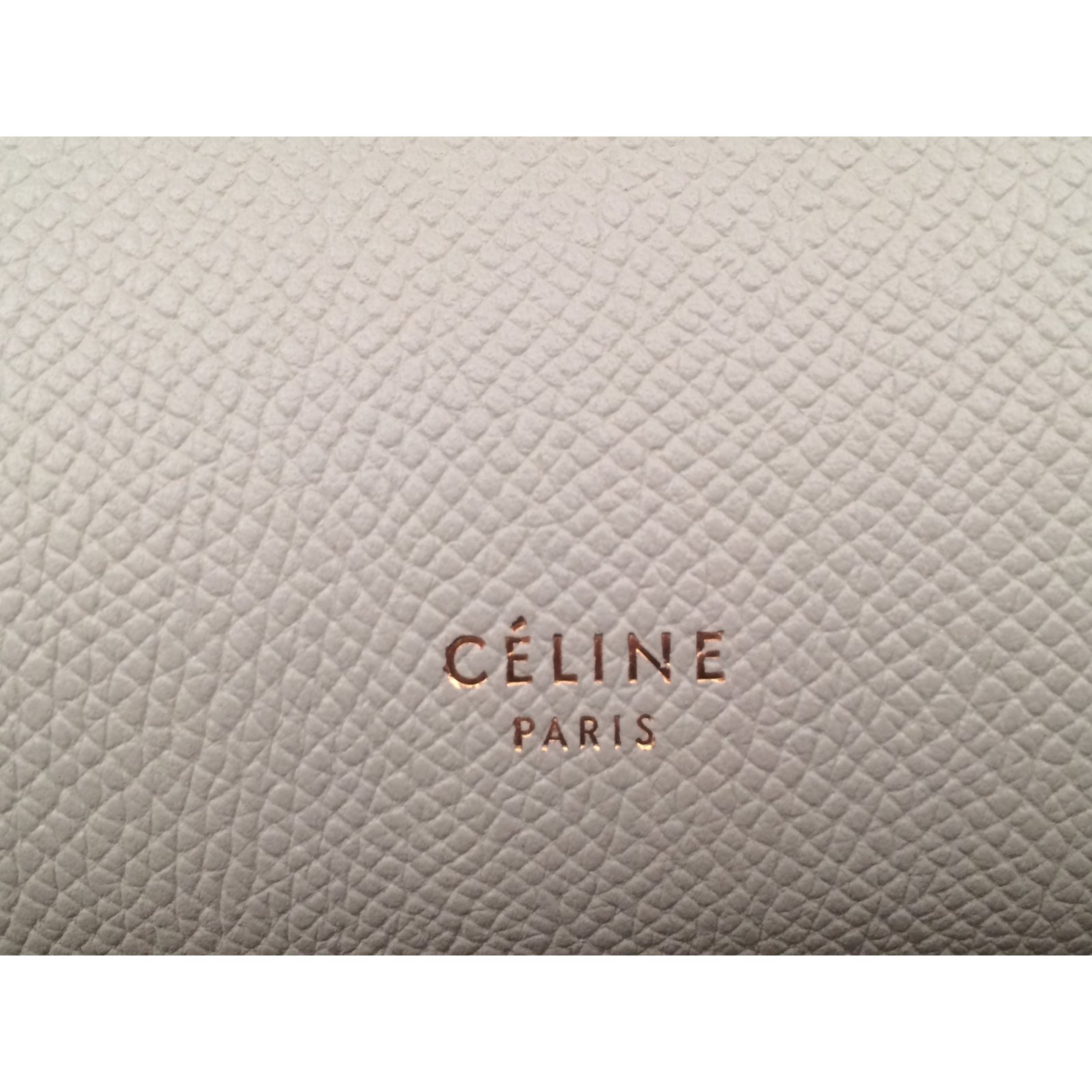 Céline Celine Micro Belt Green Leather ref.57406 - Joli Closet