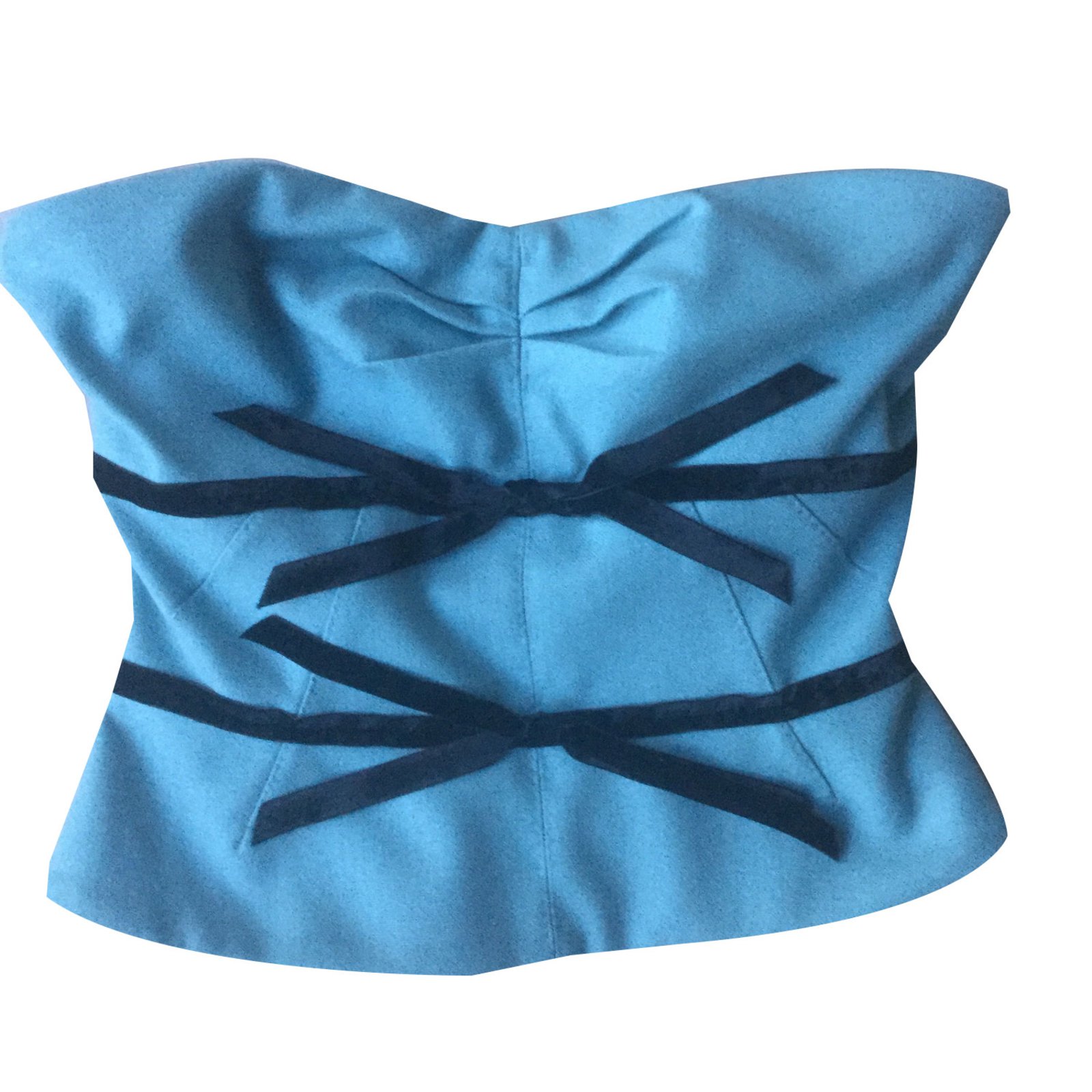 Louis Vuitton Dresses Blue Wool ref.57413 - Joli Closet