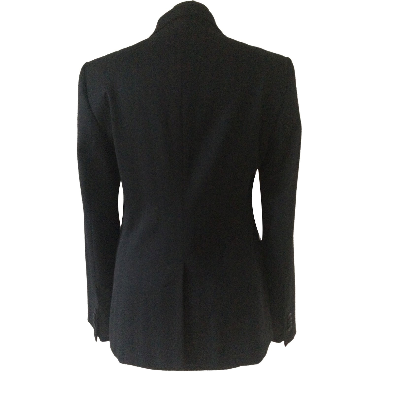 Massimo Dutti Black jacket Wool ref.57703 - Joli Closet