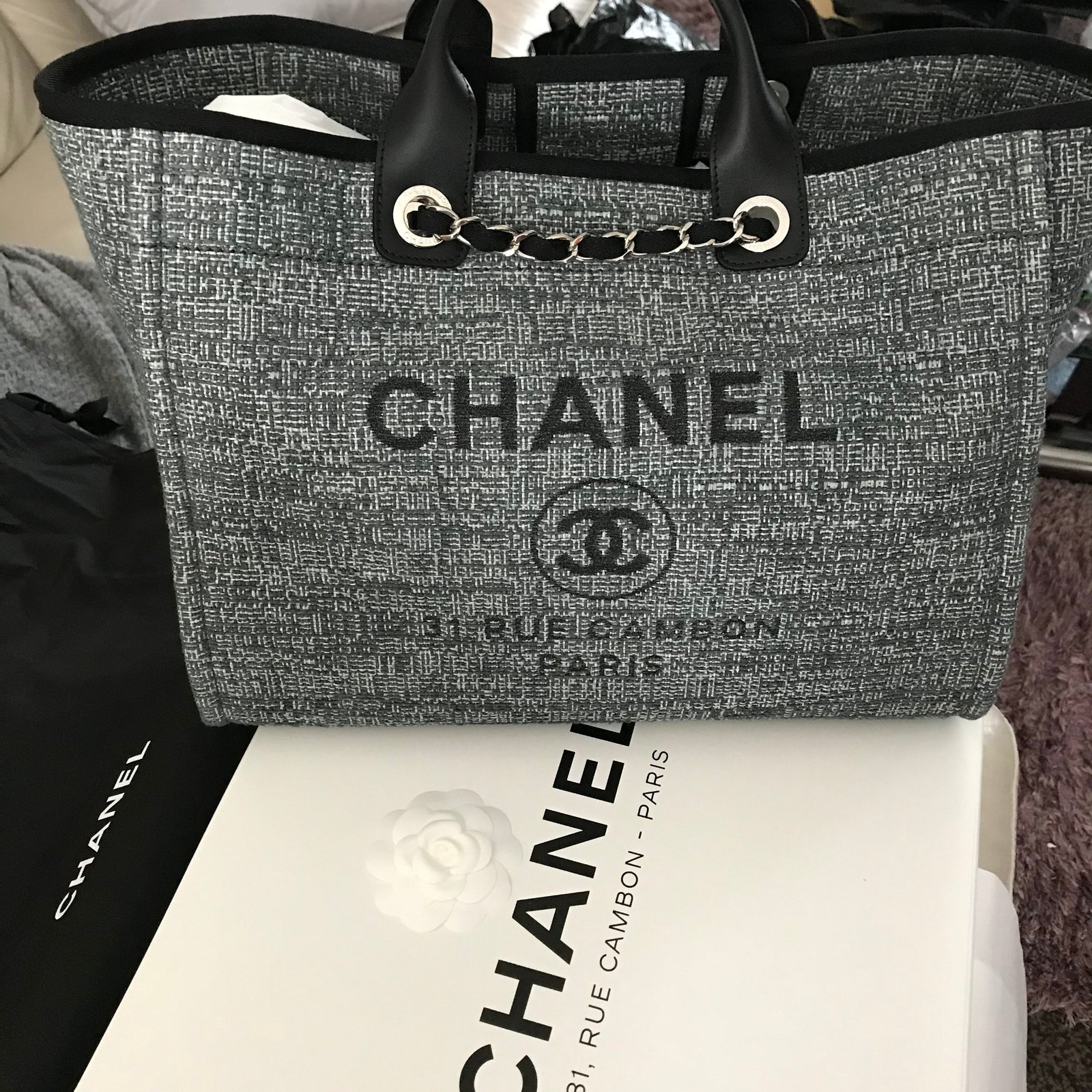 Chanel Deauville 31 Rue Cambon Tote Bag | ubicaciondepersonas.cdmx.gob.mx