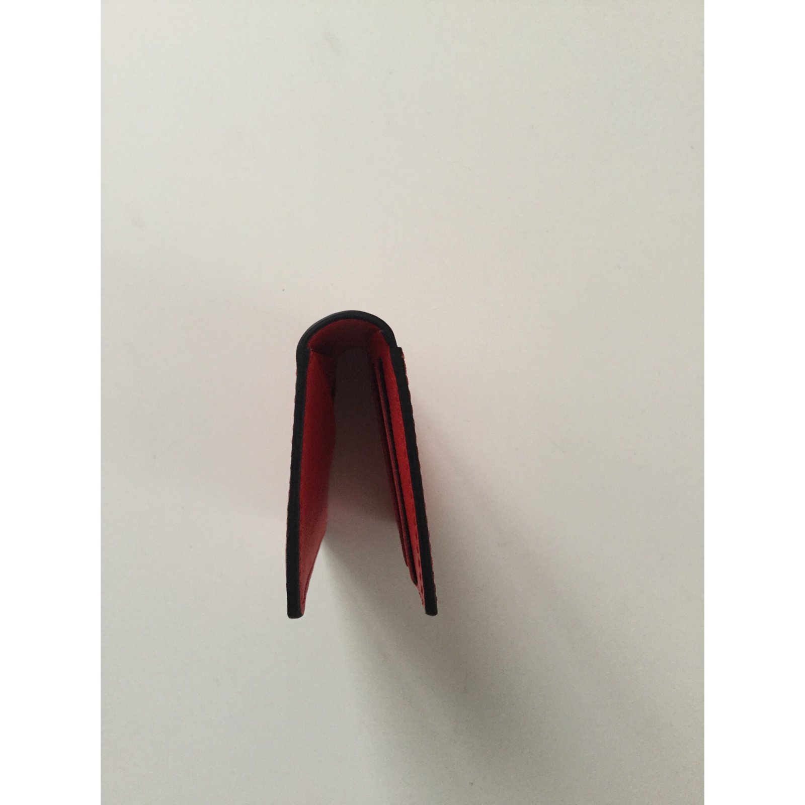Louis Vuitton x Supreme Pocket Organizer Red Leather ref.58372
