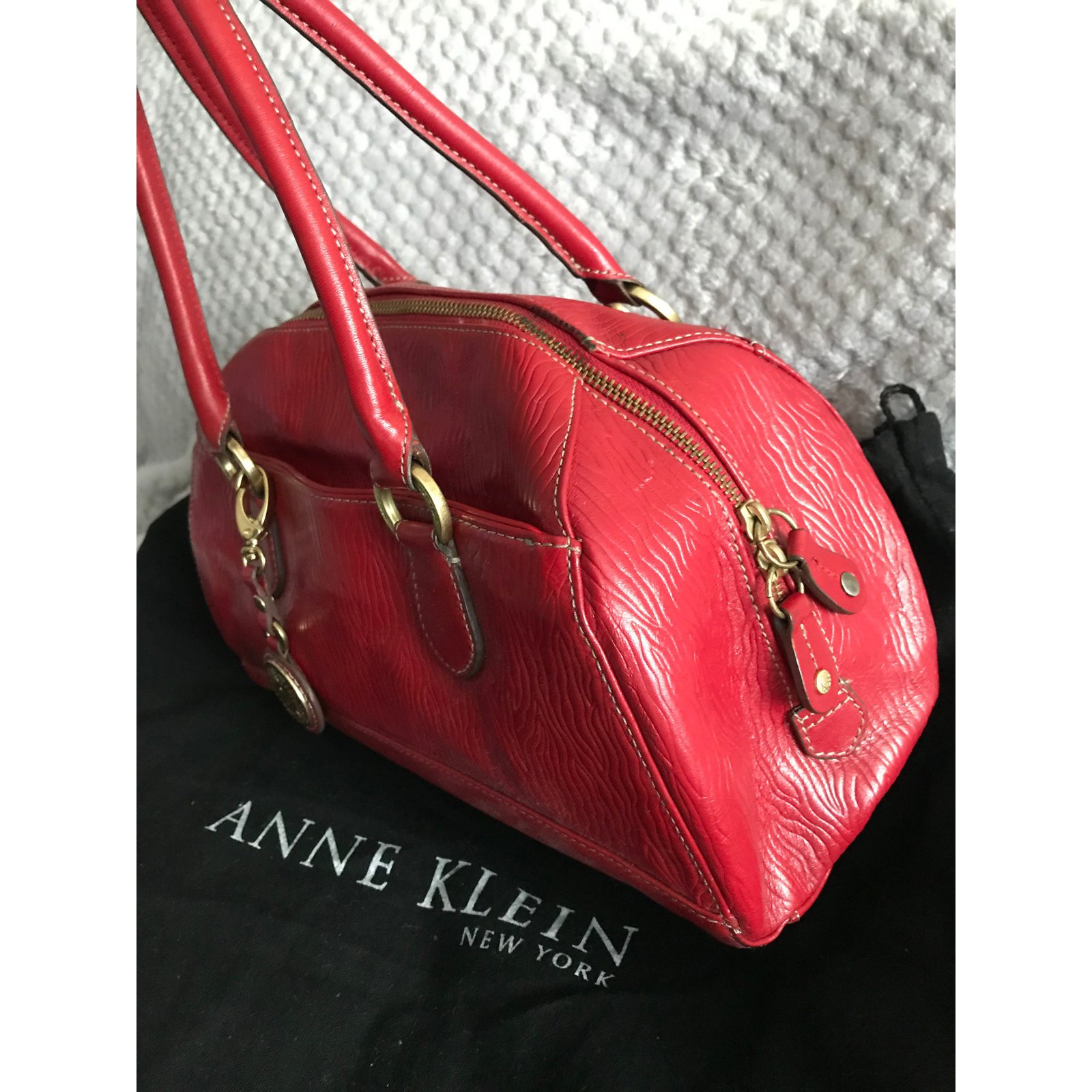 Anne Klein Red Tote Bag | Gently Used | | Secret Stash