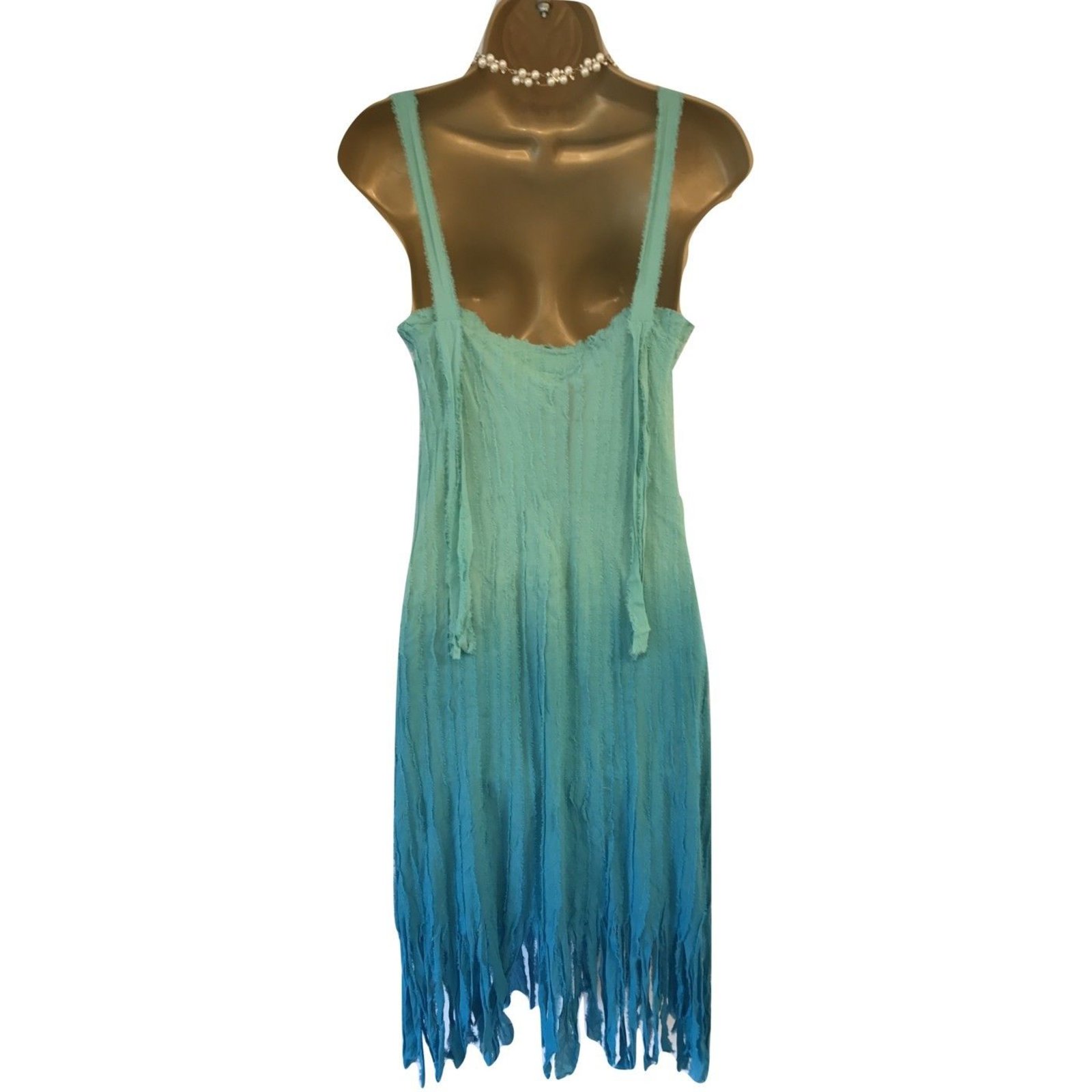 Karen Millen Swimwear Blue Silk ref.58493 - Joli Closet