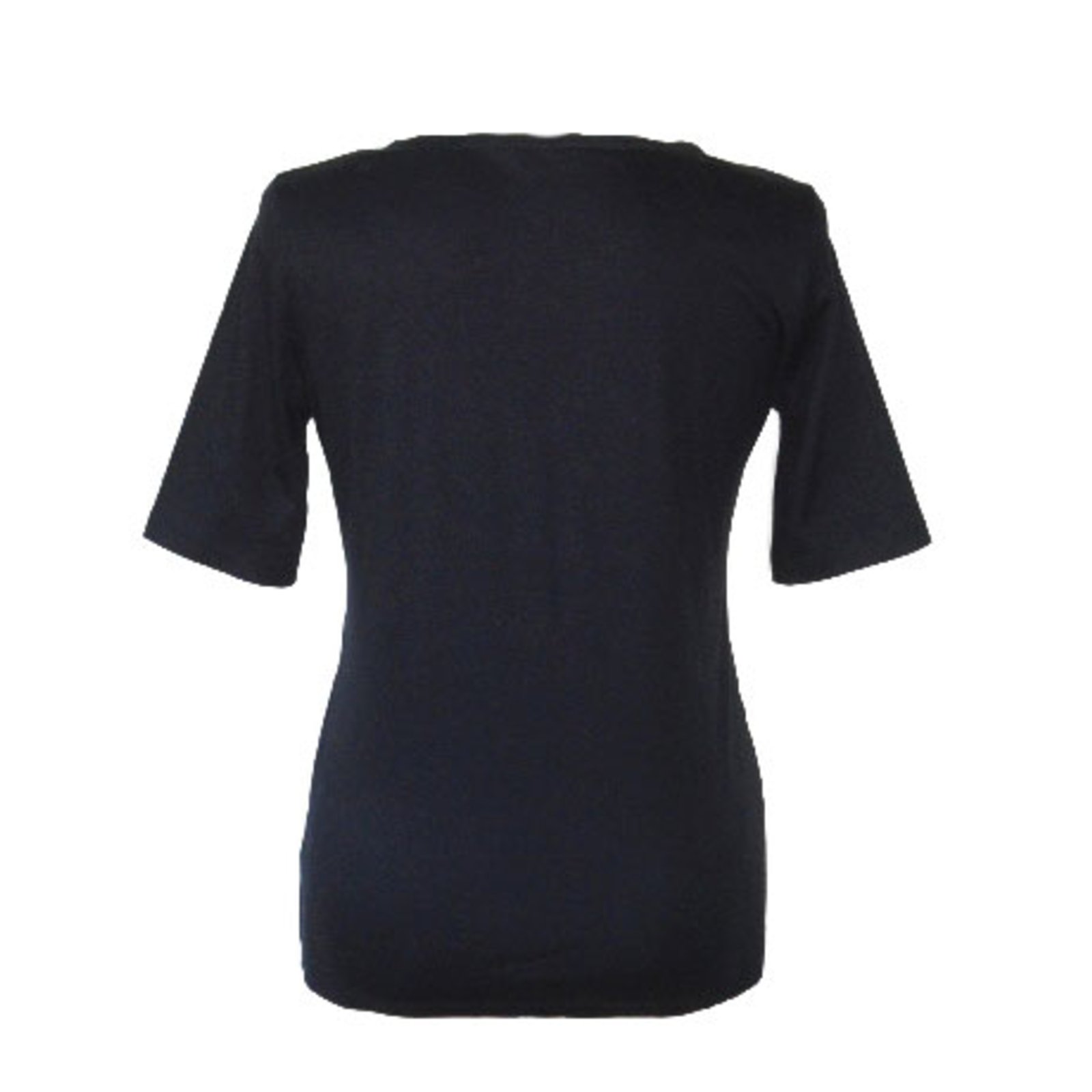 Chanel Uniform Black T-Shirt with White CC Logo Cotton ref.58617 - Joli ...