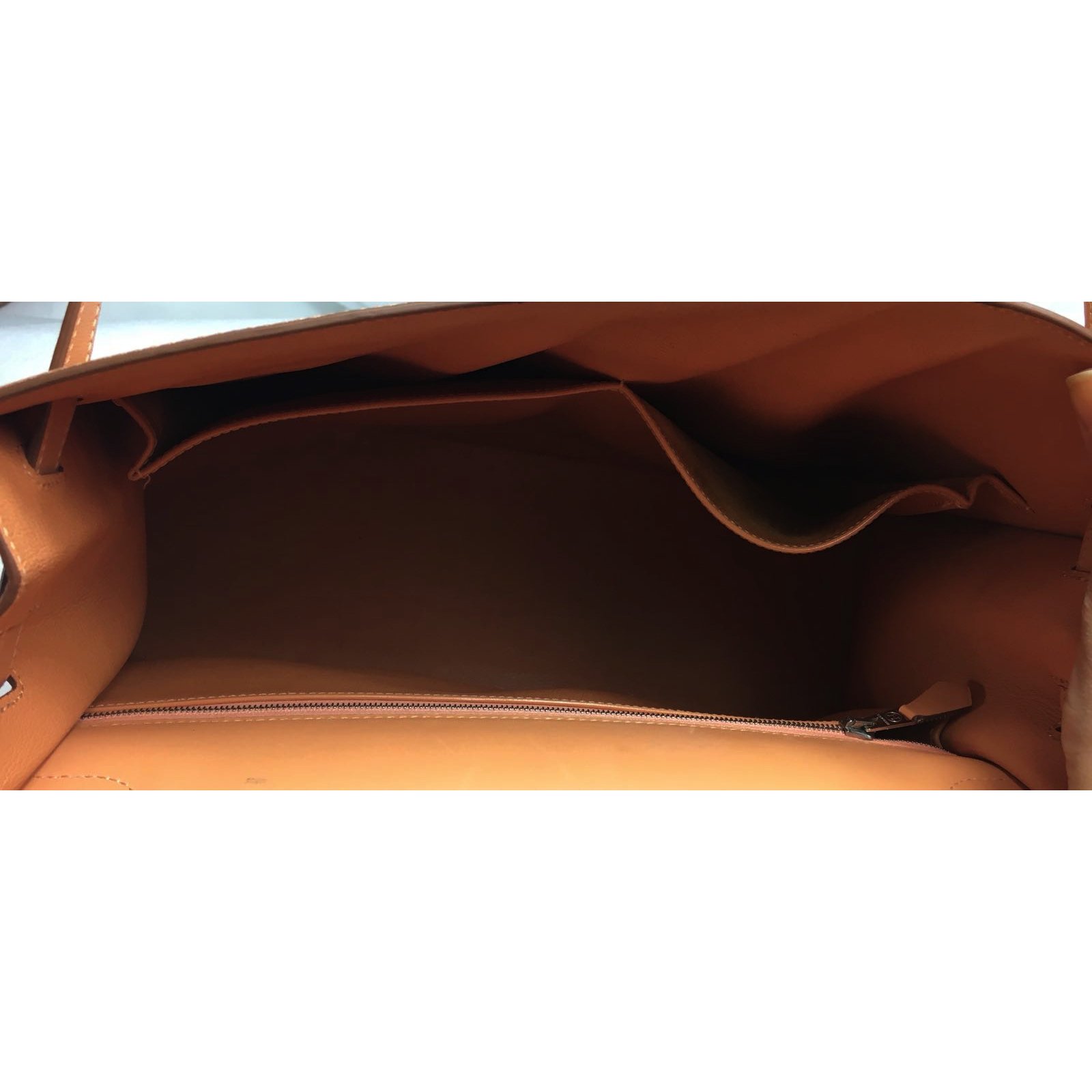 Hermès Kelly sellier 35 nude leather box with shoulder strap Beige  ref.58695 - Joli Closet