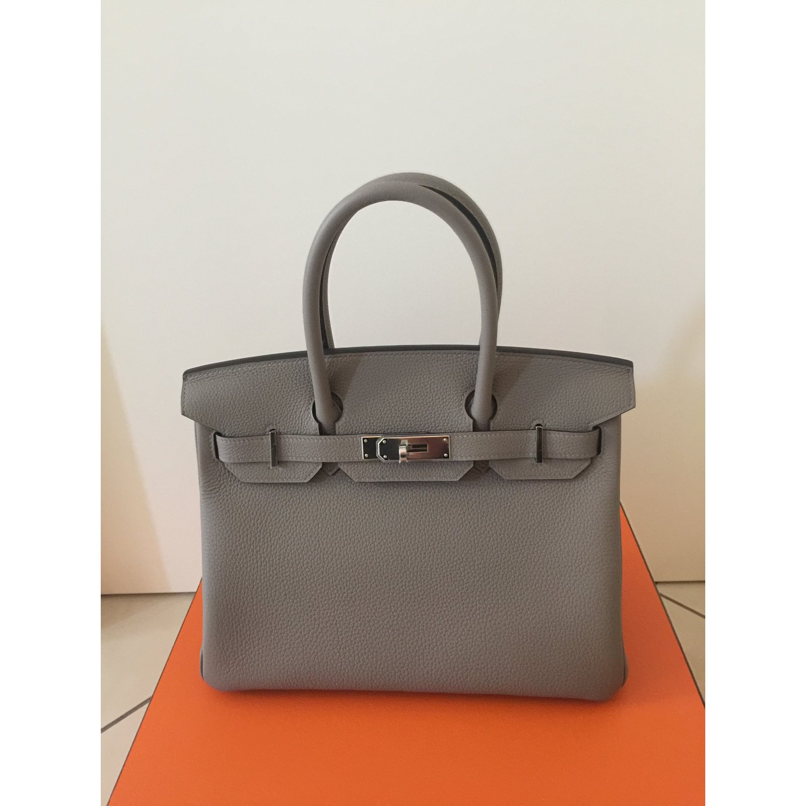 Hermès Birkin 30 cm Handbags Leather 