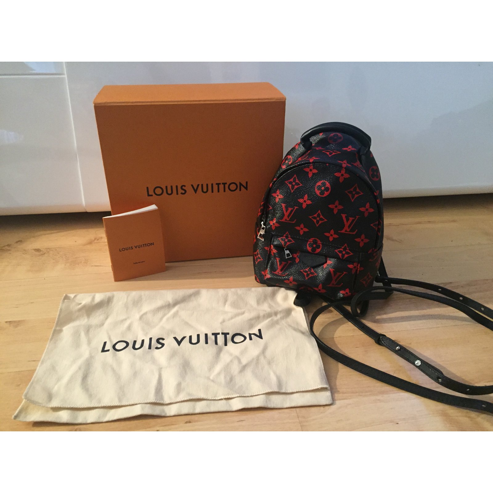 Louis Vuitton Palm Springs Mini Backpack Black Cloth ref.59485