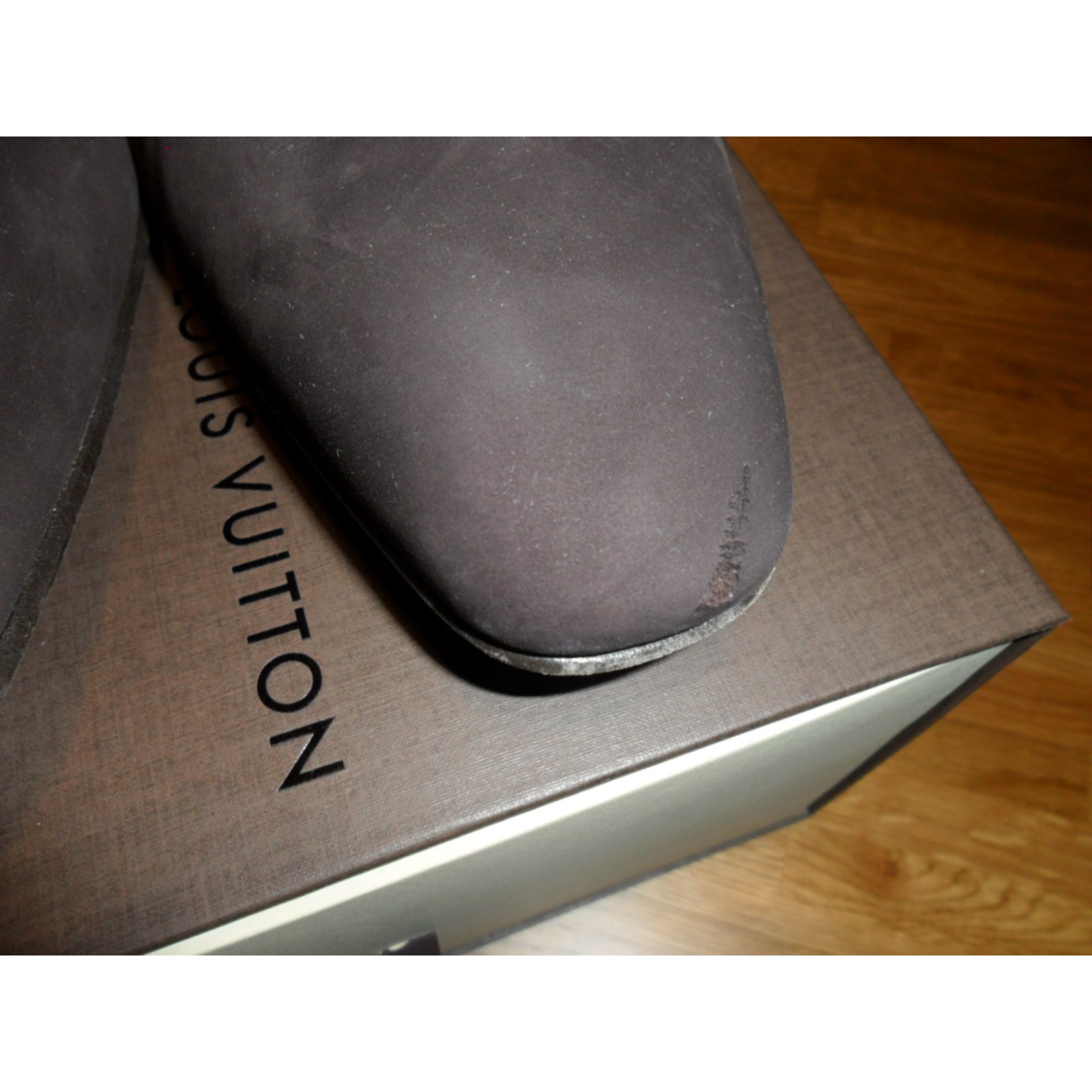 Louis Vuitton Men's suede lace up shoes Brown ref.60315 - Joli Closet