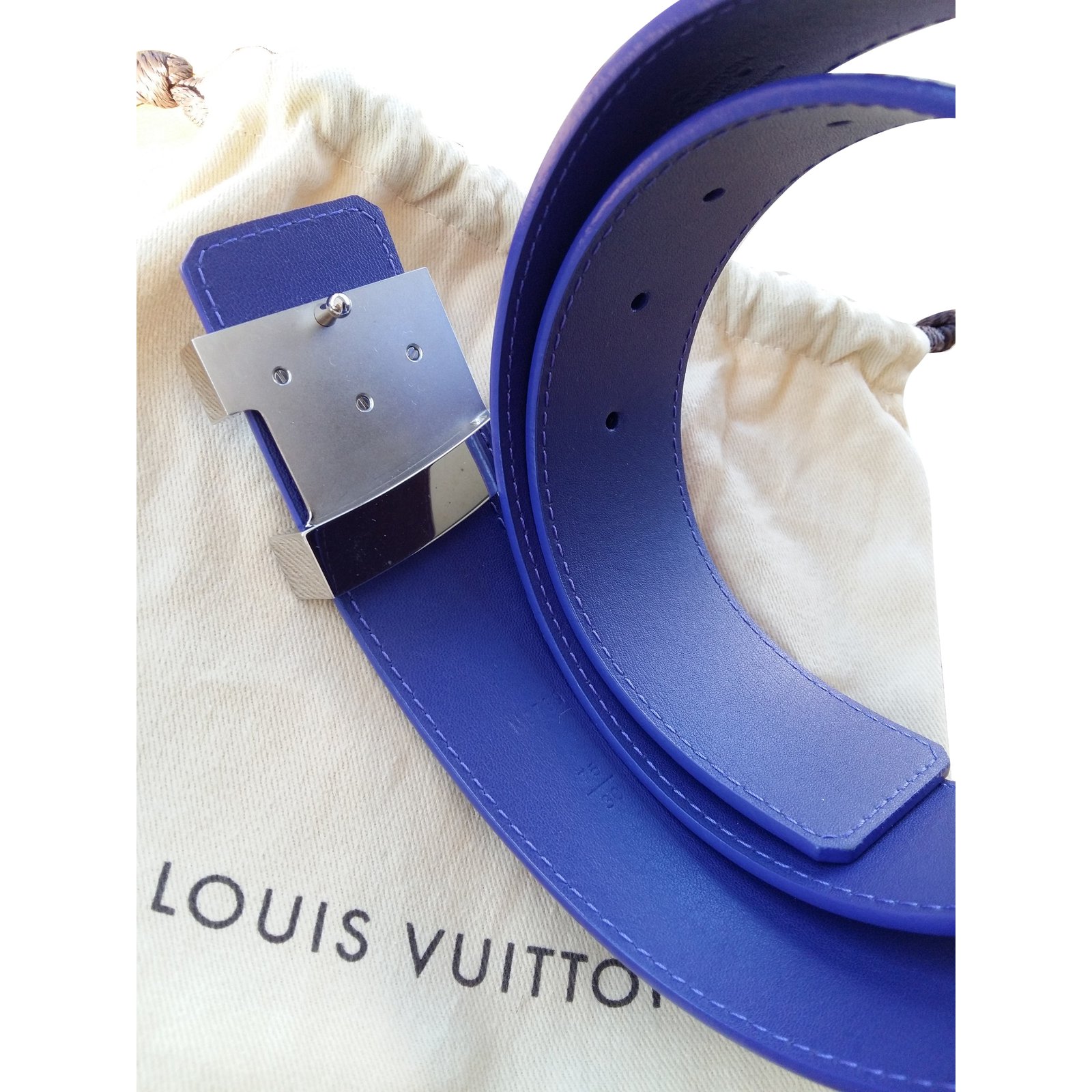 Louis Vuitton Belt Purple Leather ref.75907 - Joli Closet