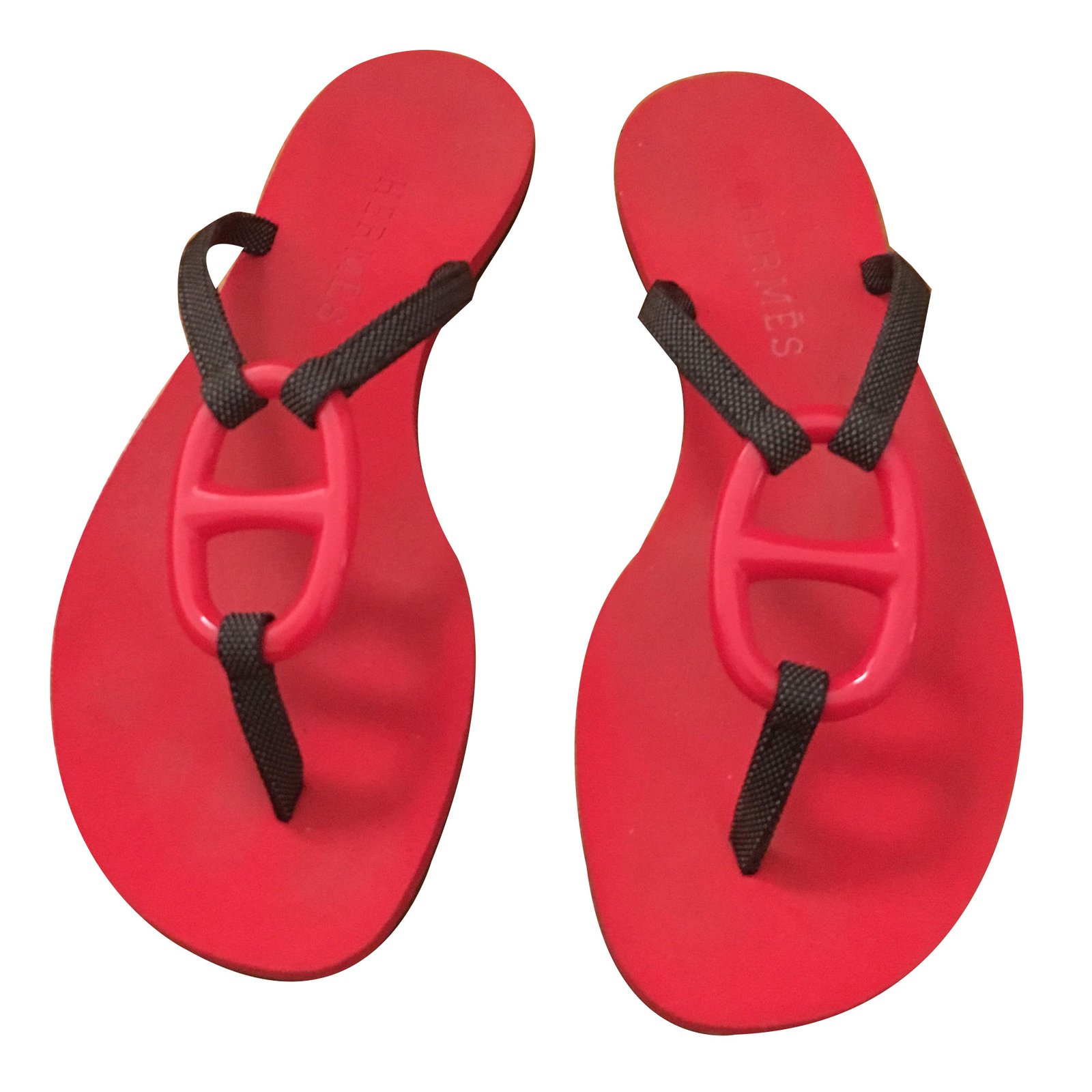 sandale hermes rouge