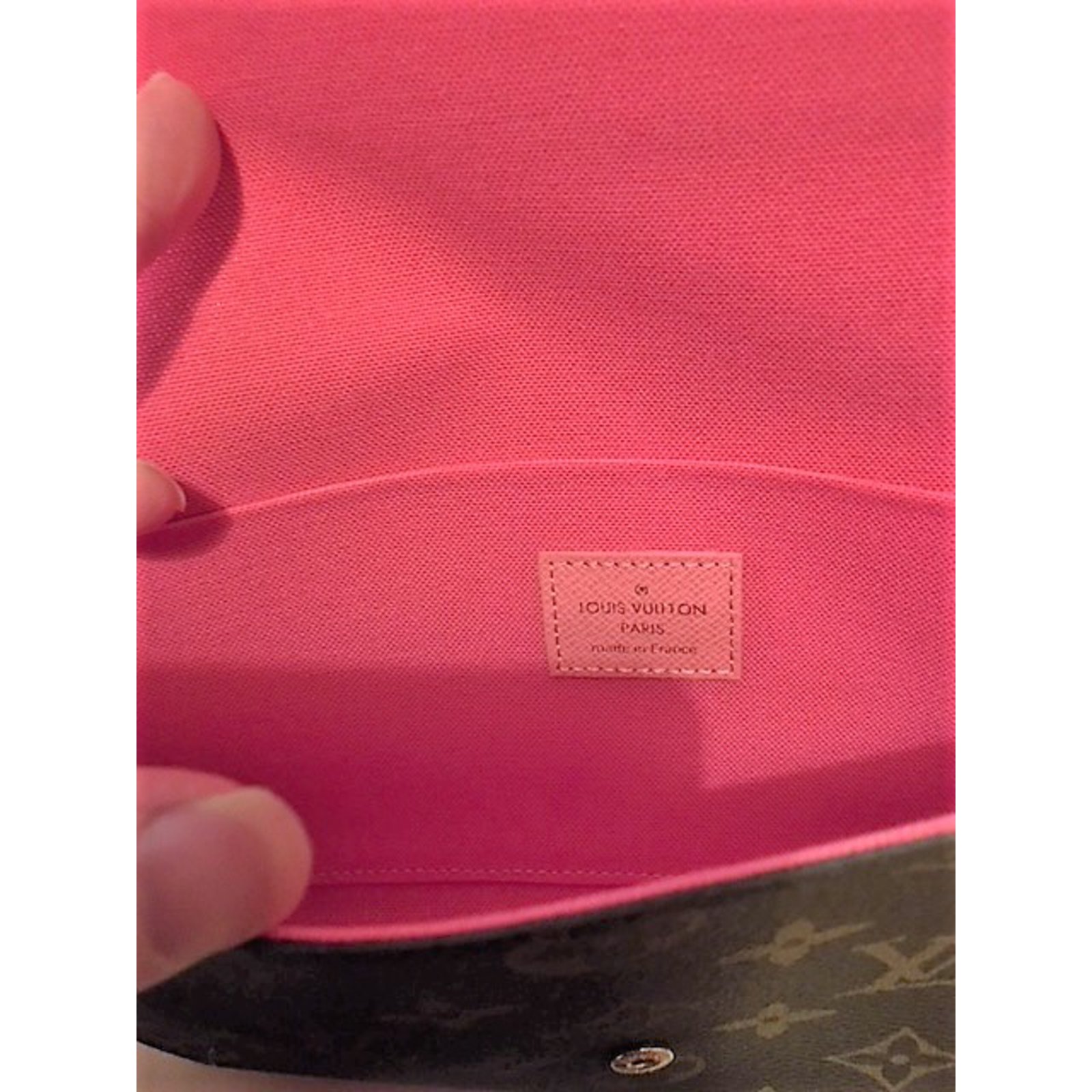 Louis Vuitton FELICIE GM MNG Pink Cloth ref.61122 - Joli Closet