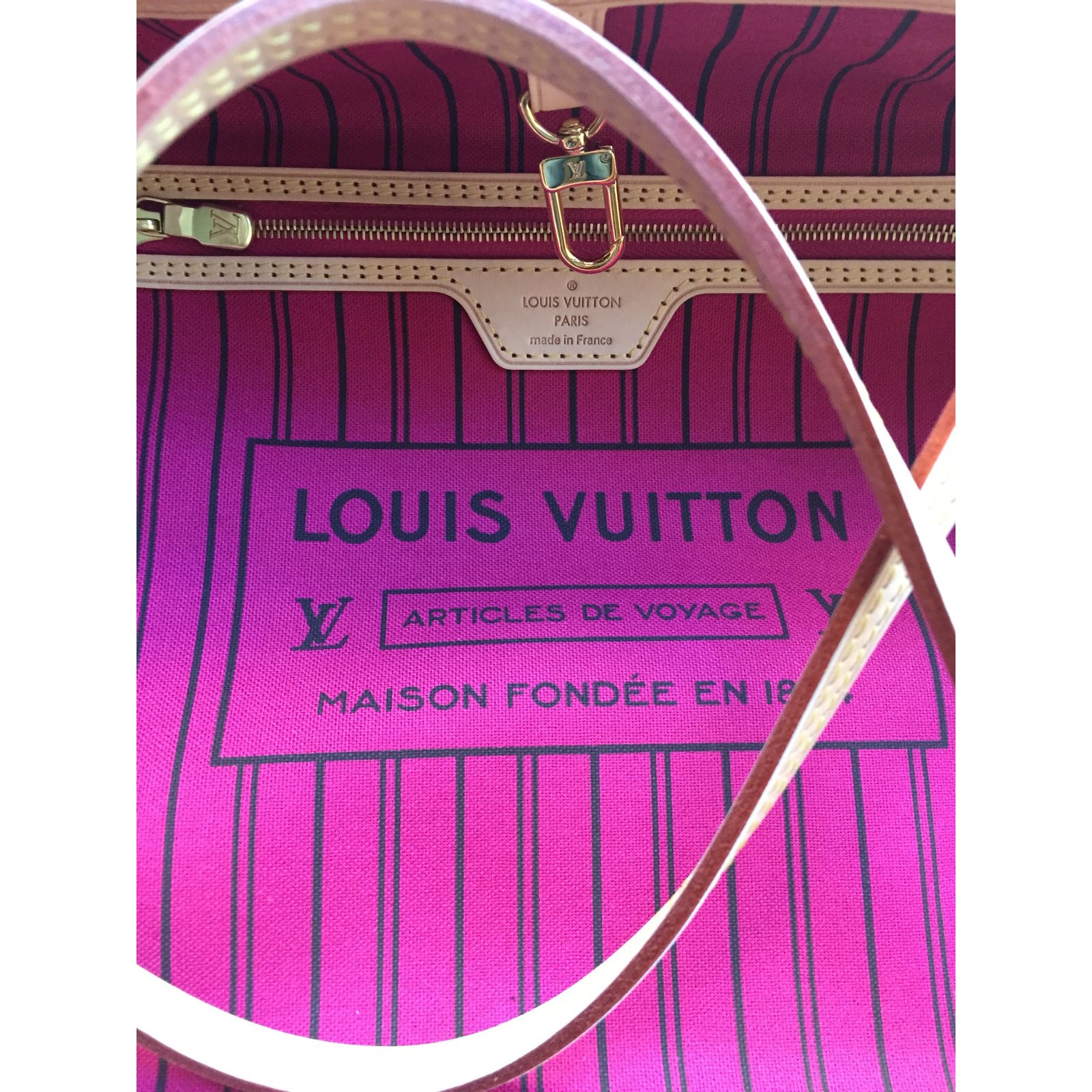 Louis Vuitton Neverfull MM Limited Edition Saint Tropez Multiple