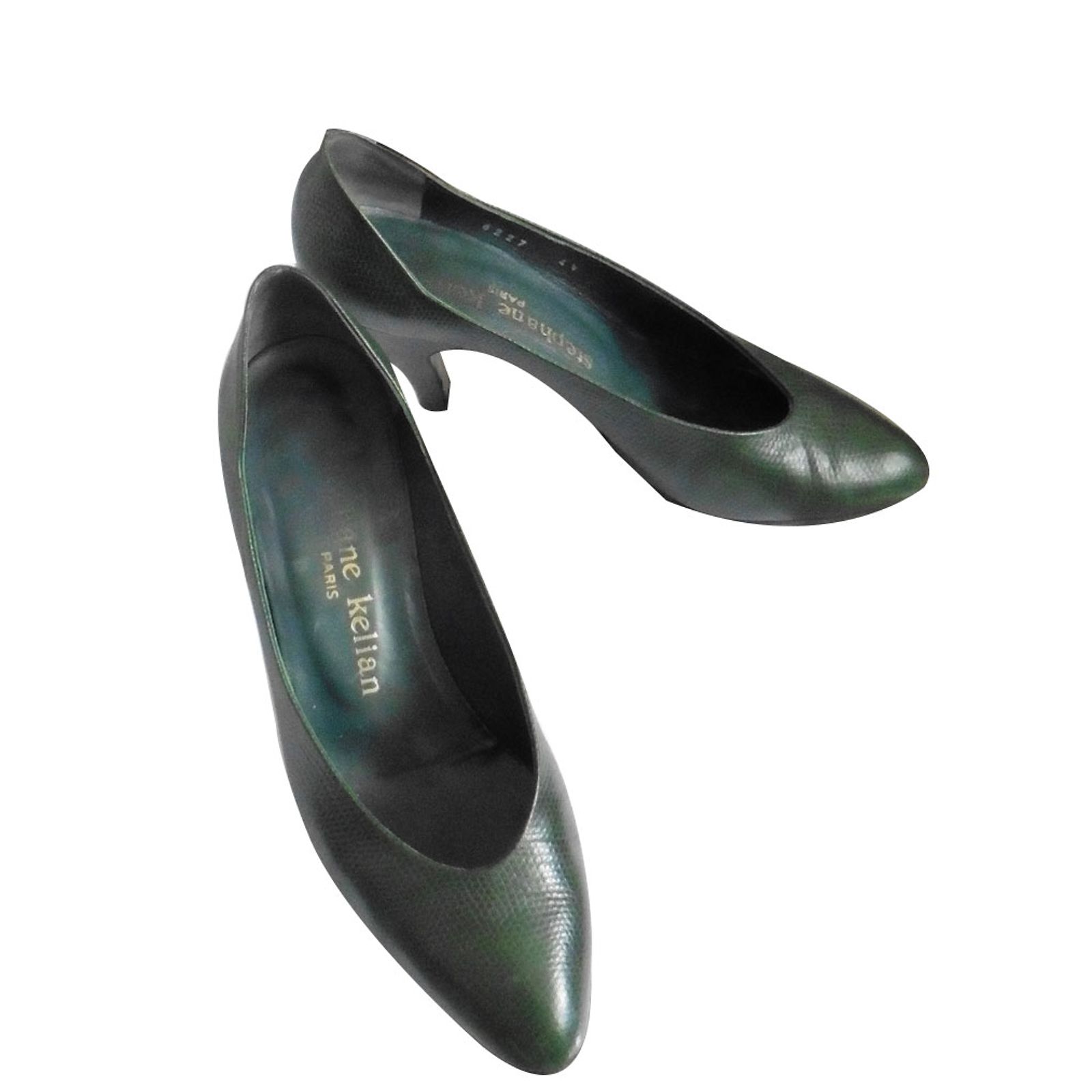 Escarpins Stéphane Kelian Noir Cuir Taille 38 - Occasion En Bon état
