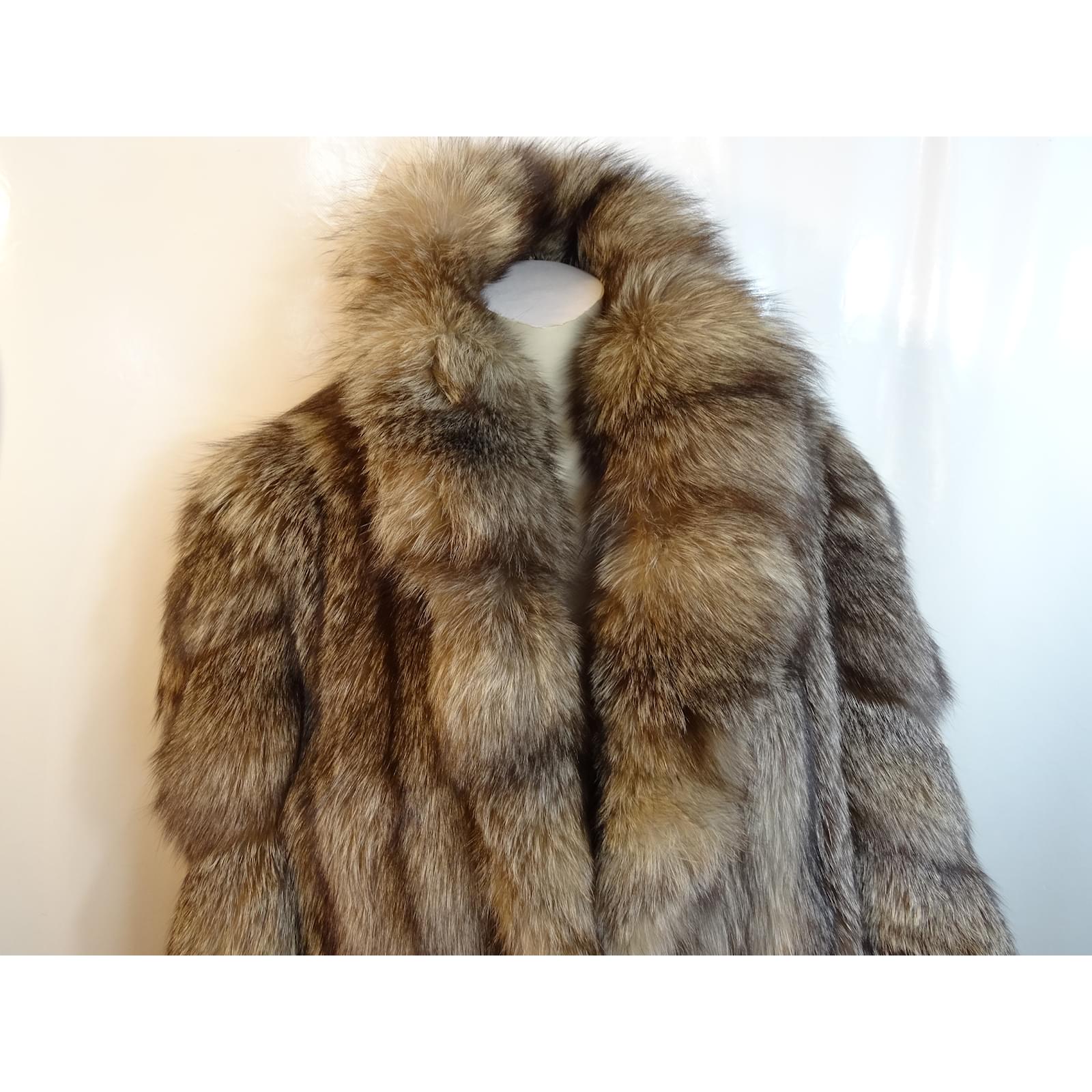 Manteaux Autre Marque Manteau long Fourrure véritable ...