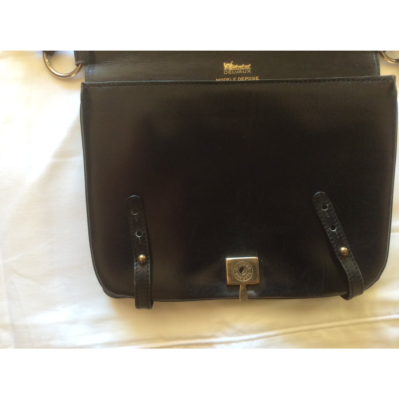 Delvaux Handbags Black Leather ref.61915 - Joli Closet